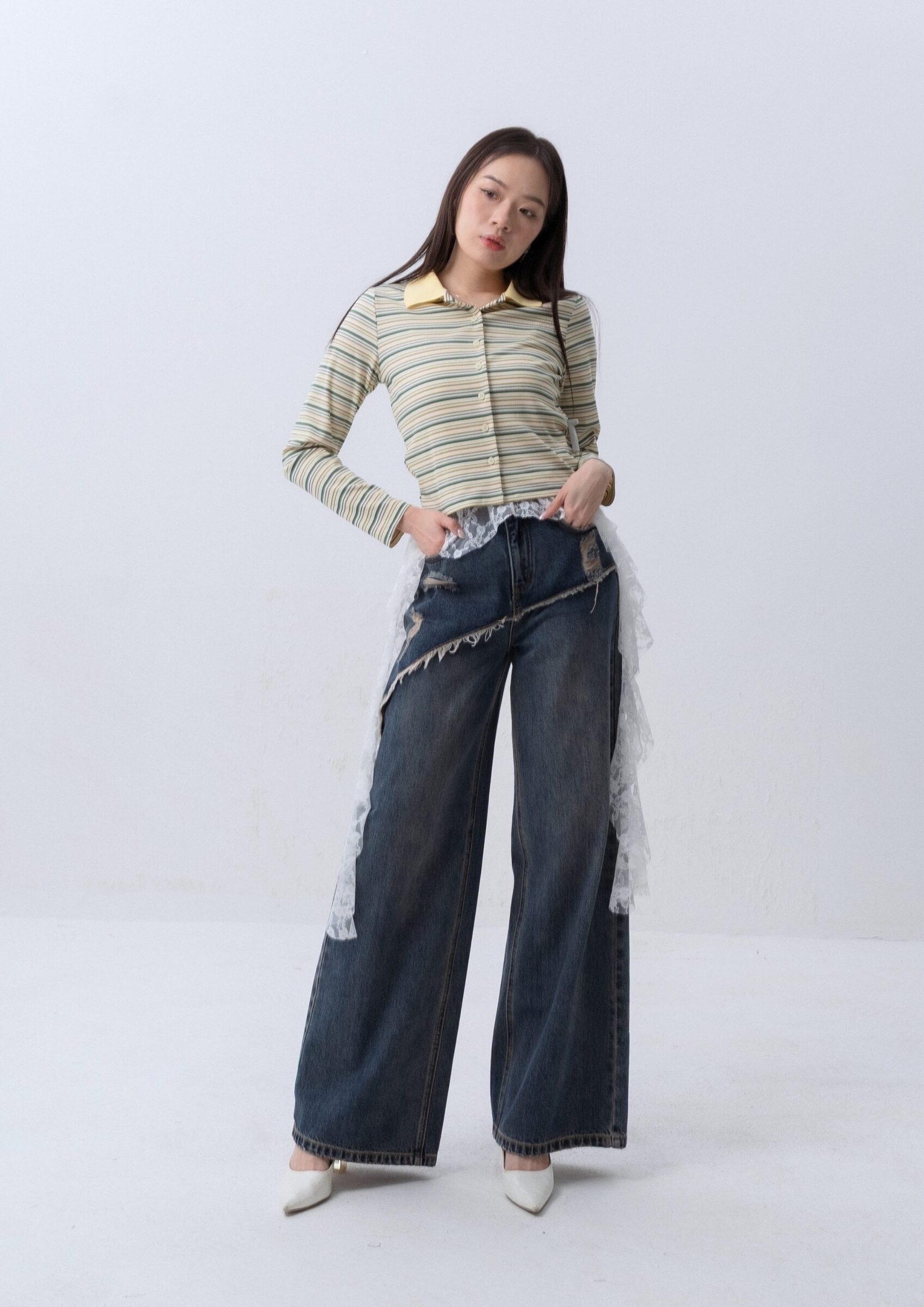 Multicolor Stripe Top ZBP5253 view 5