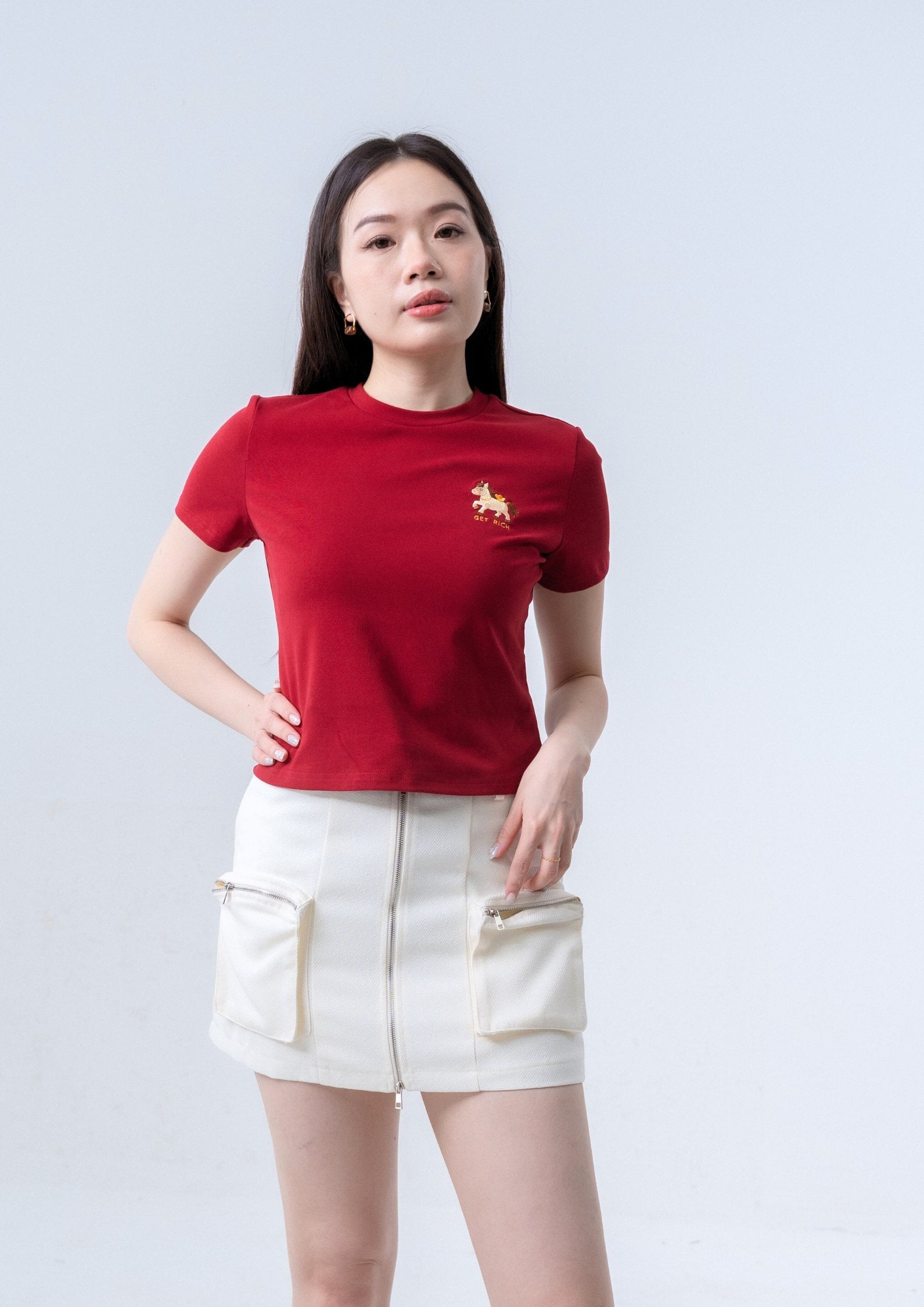 马上有钱Tee - RED ZBP5264 view 7