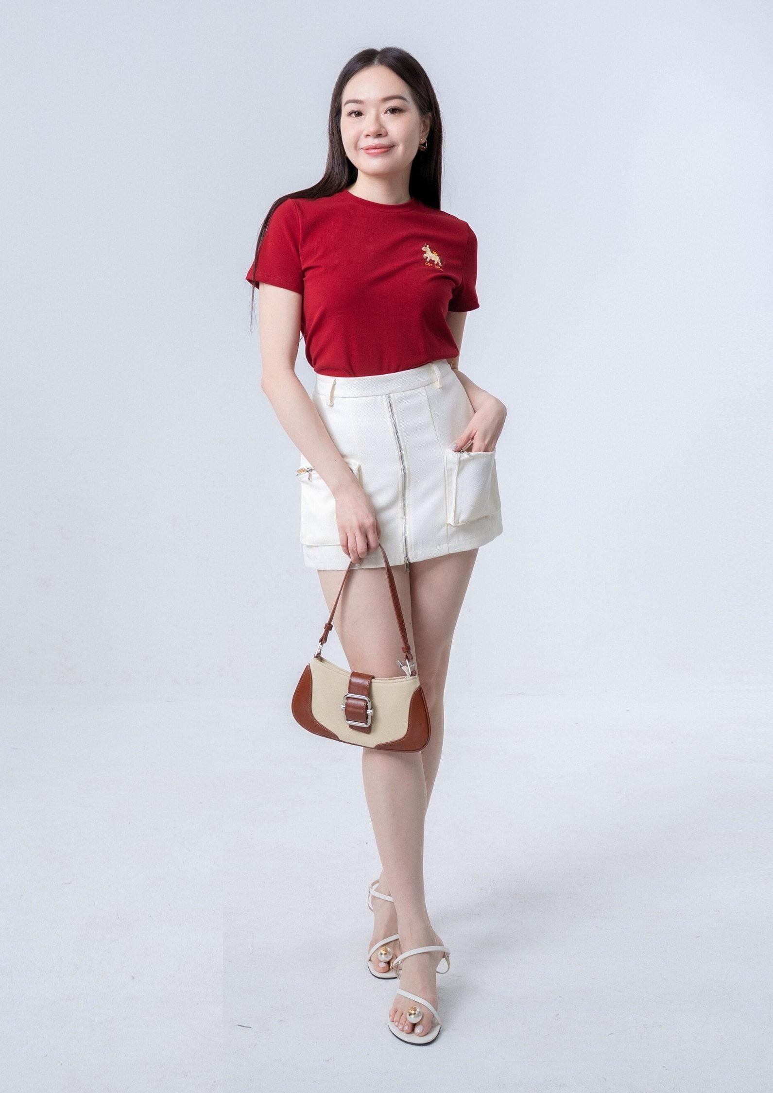 马上有钱Tee - RED ZBP5264 view 5
