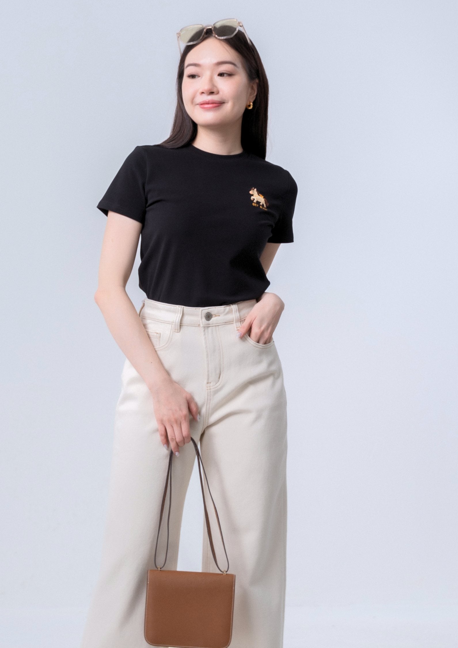 马上有钱Tee - BLACK ZBP5264 view 3