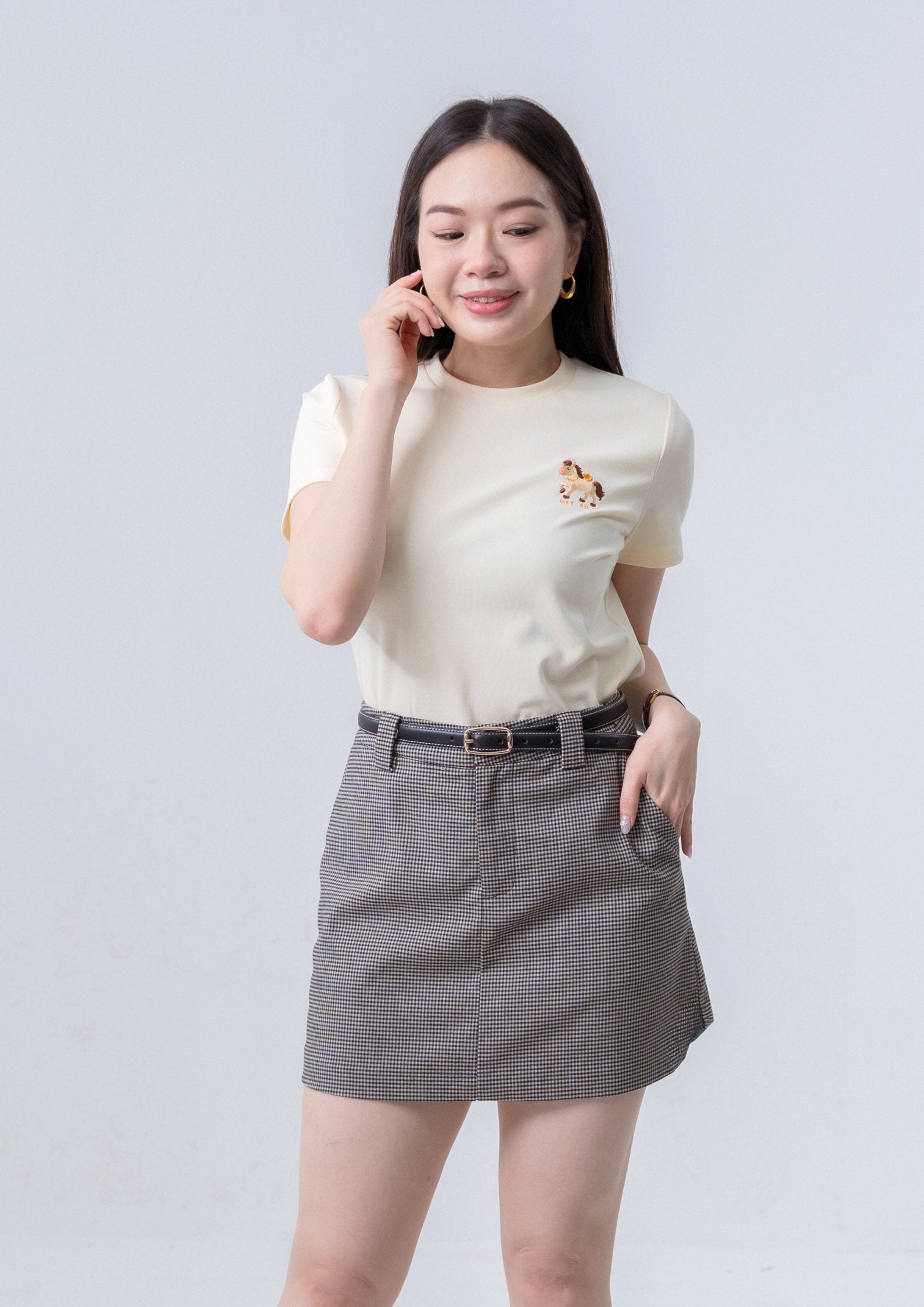 马上有钱Tee - CREAM ZBP5264 view 6