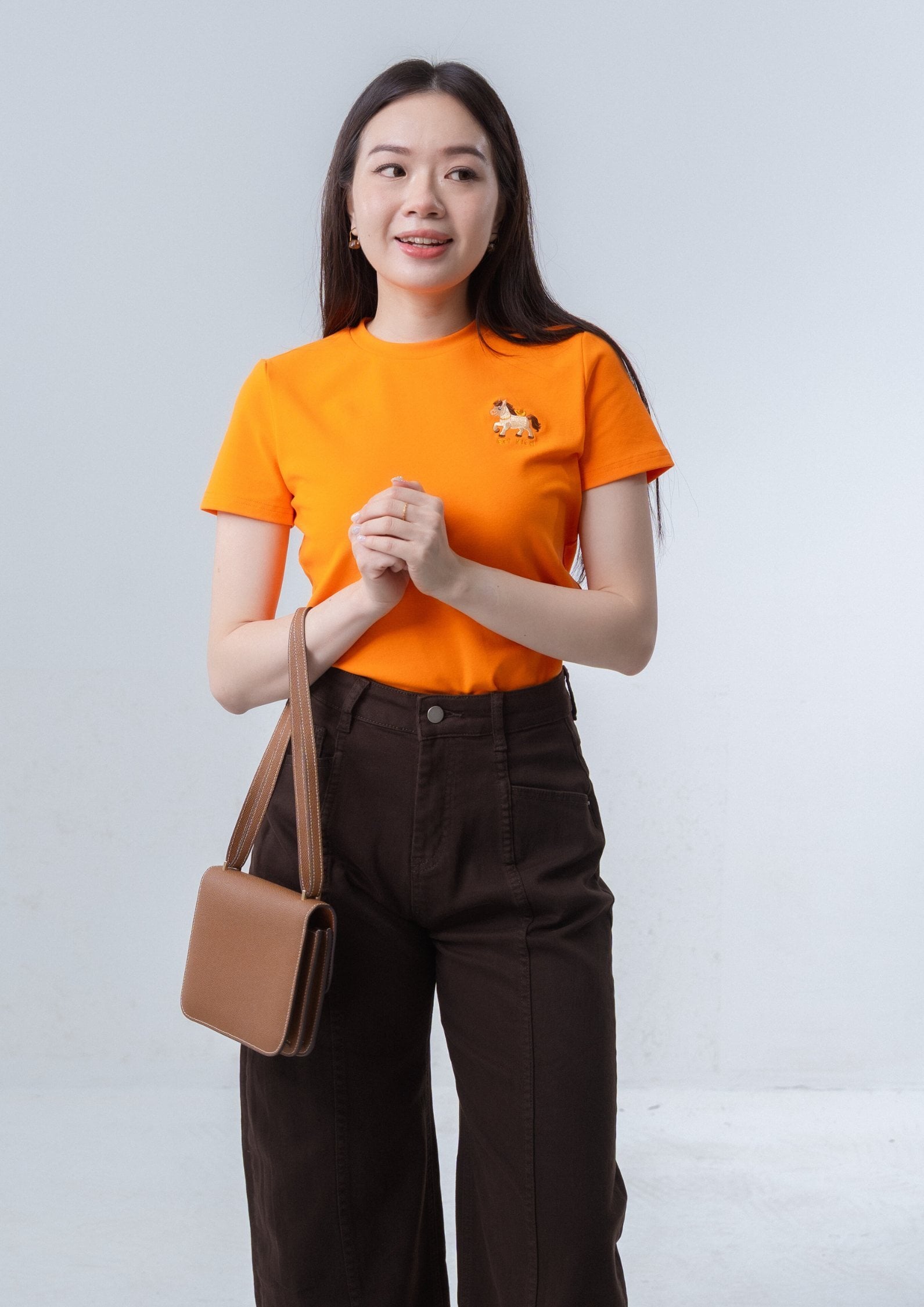 马上有钱Tee - ORANGE ZBP5264 view 6