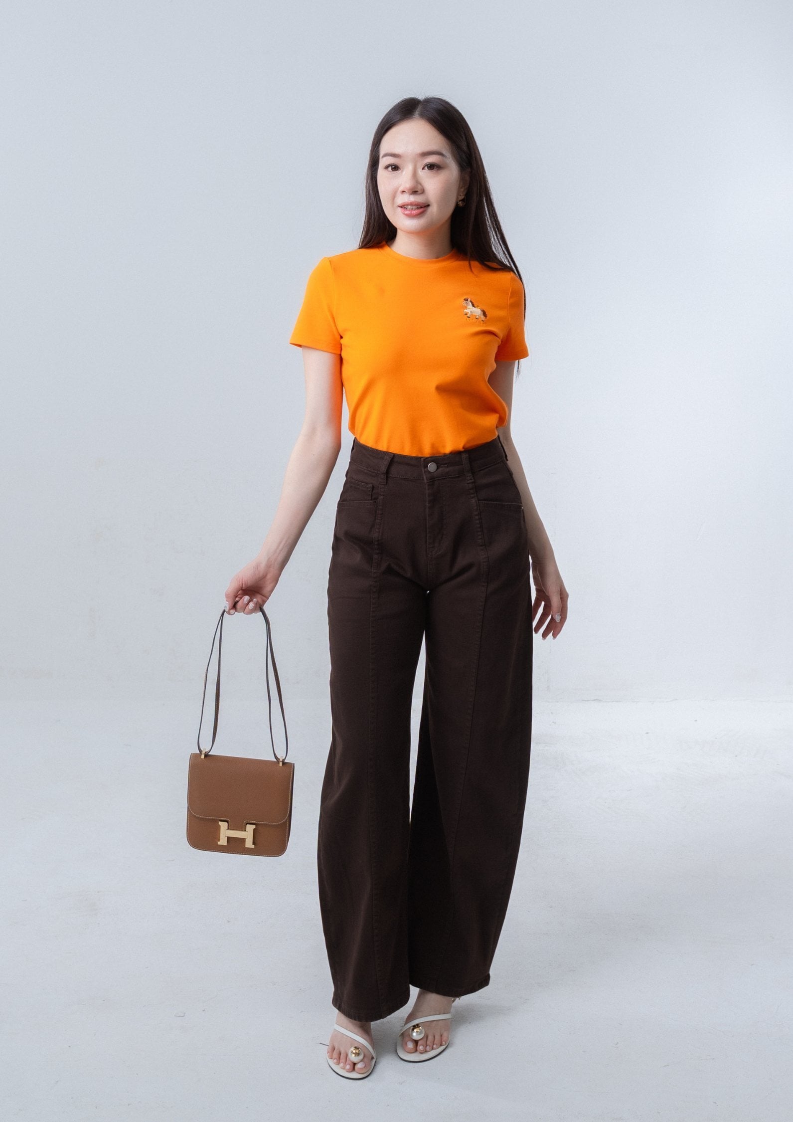 马上有钱Tee - ORANGE ZBP5264 view 5