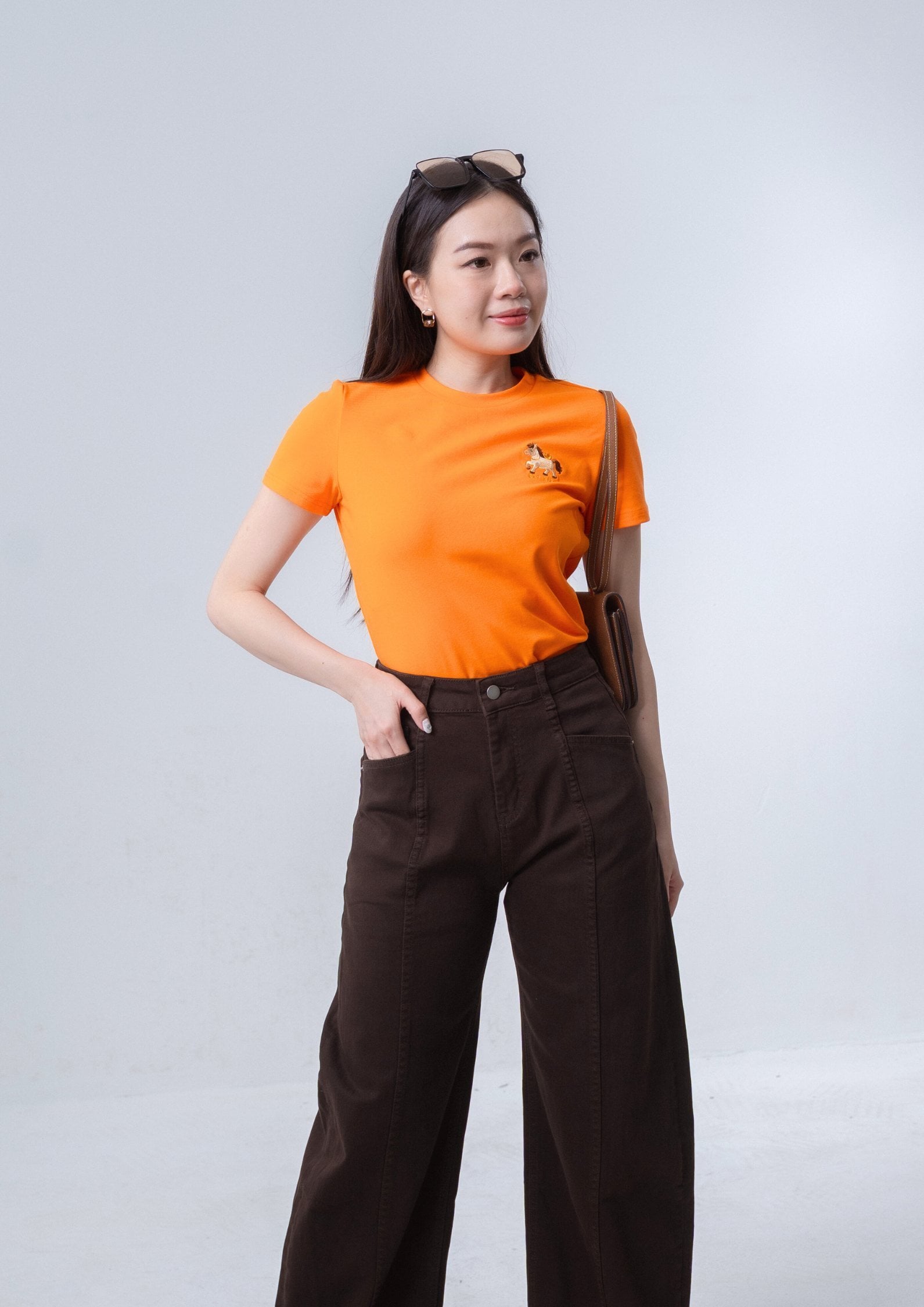 马上有钱Tee - ORANGE ZBP5264 view 4