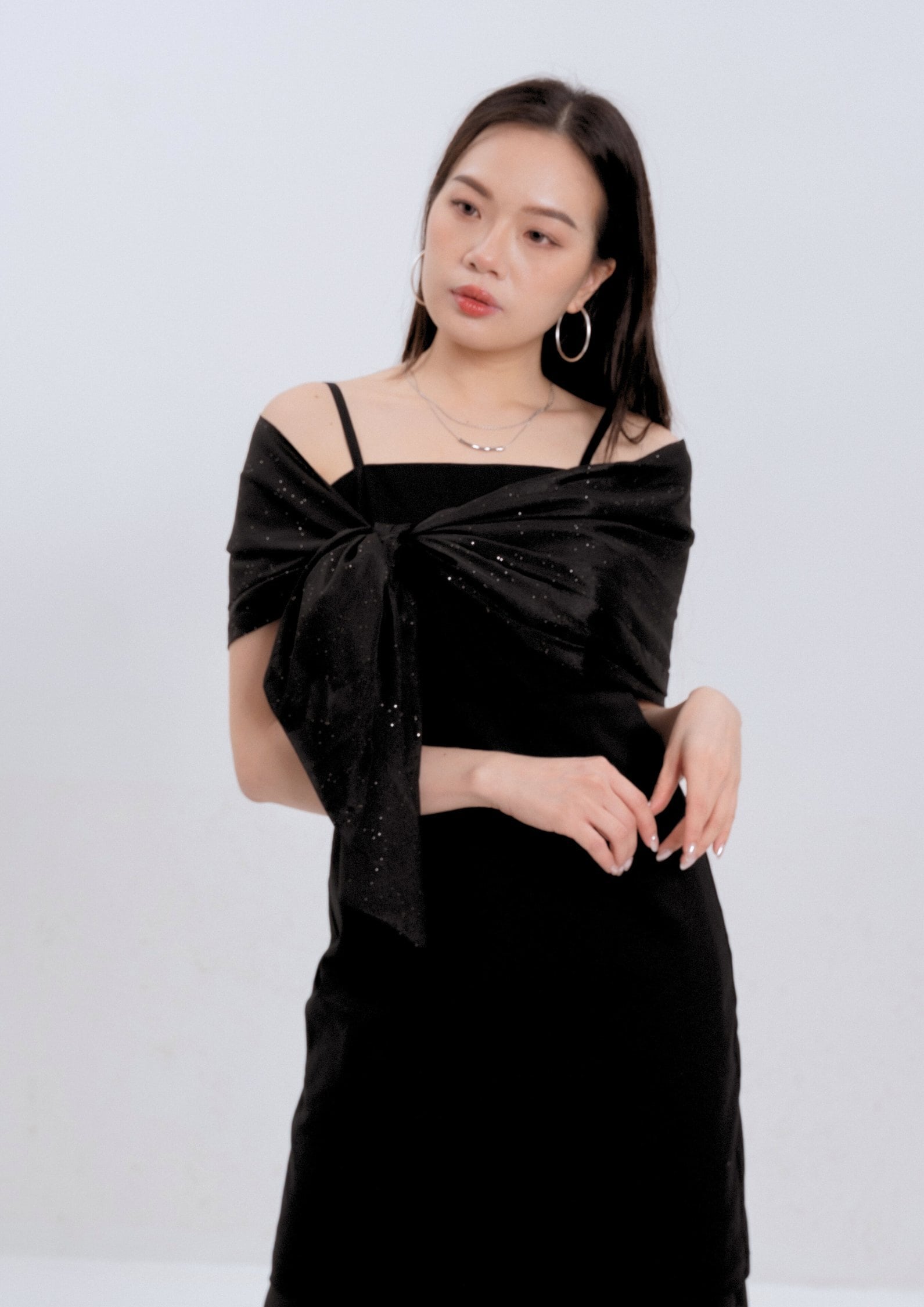 Drape Tie Dress ZBL5075 view 8