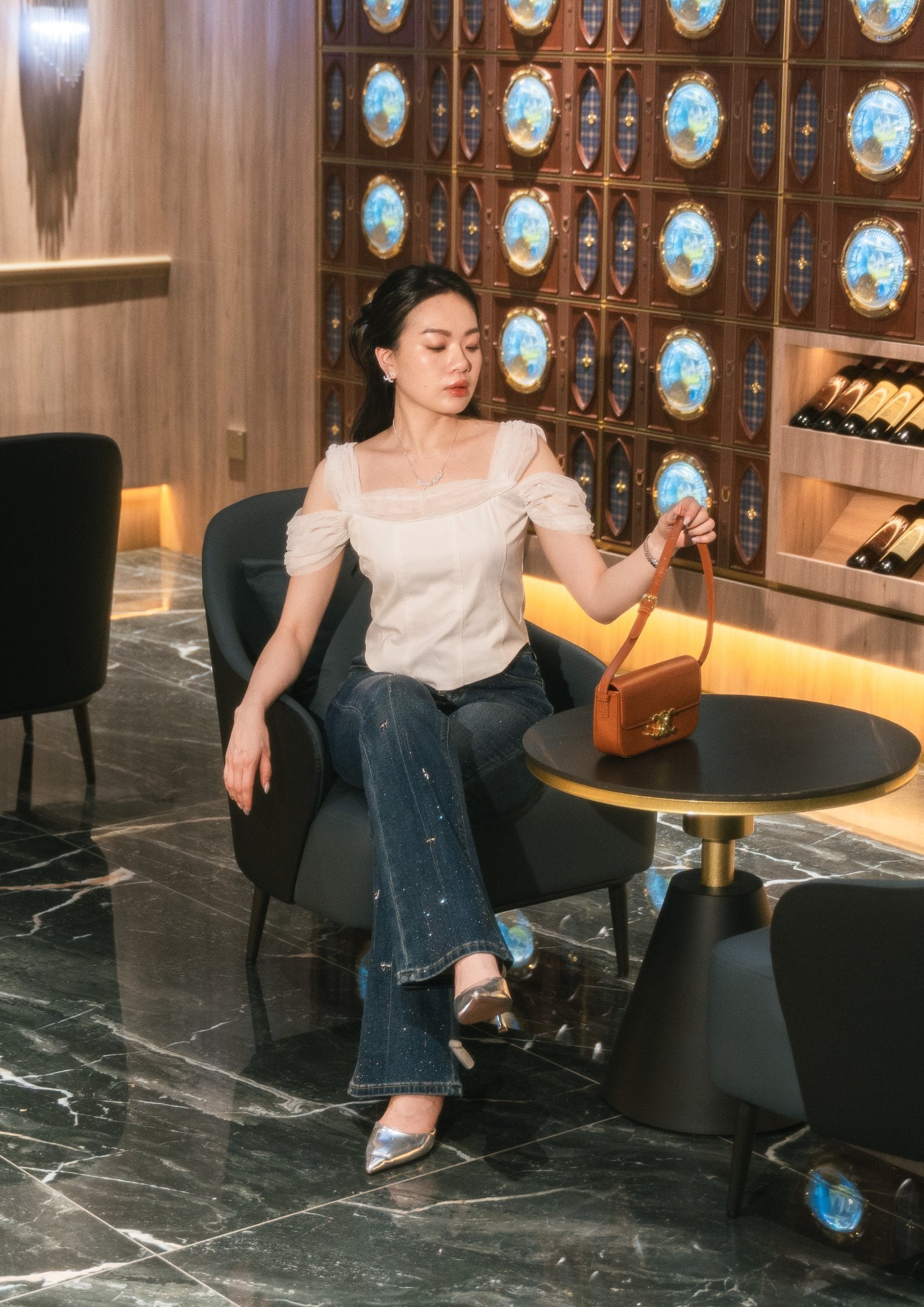 Mesh Sleeve Top ZBP5237 view 8