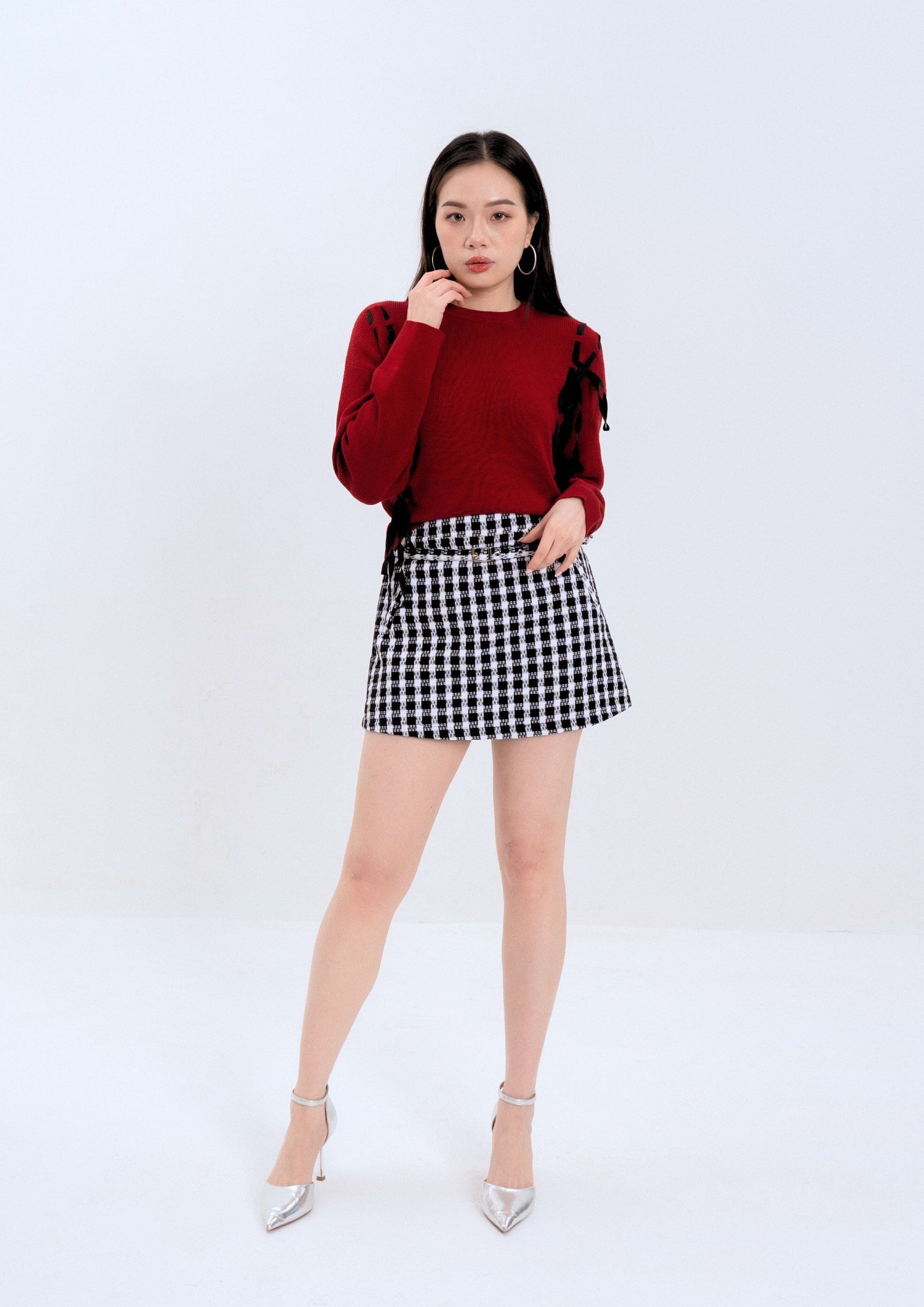 Plaid Skort ZPK5026 view 4