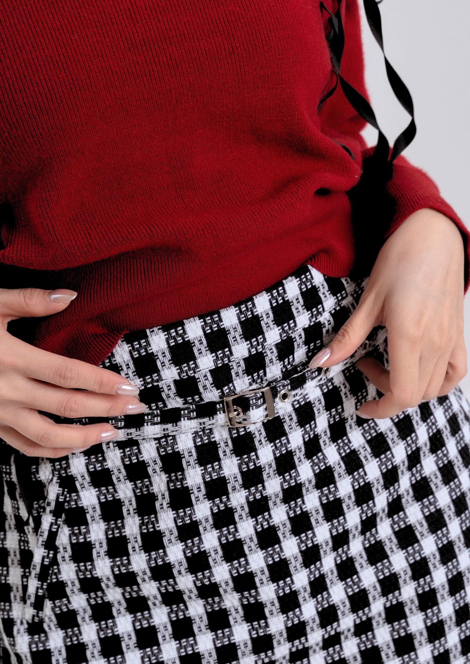 Plaid Skort ZPK5026 view 3