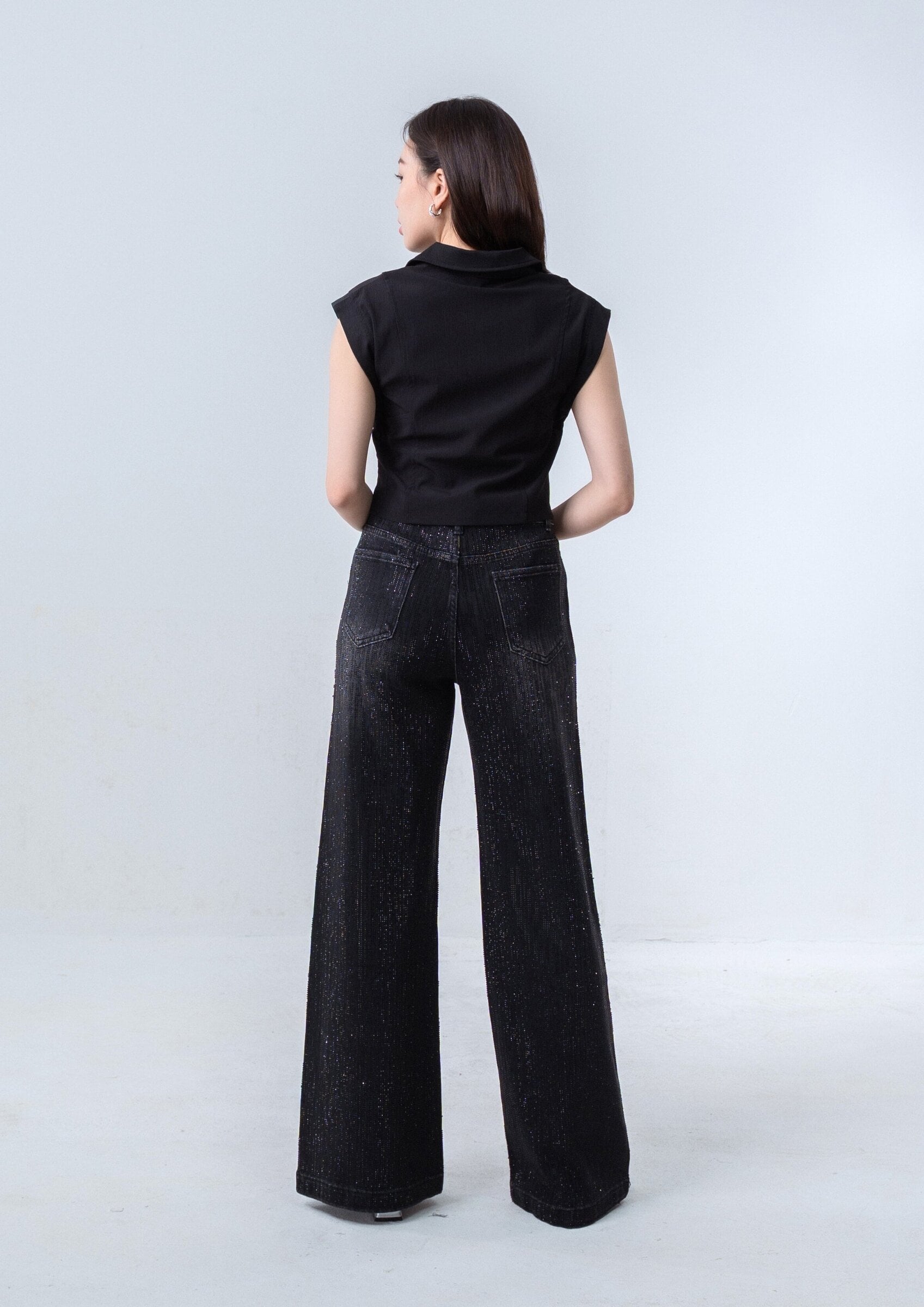 Sleeveless Zip-Up Top ZBP5262 view 3