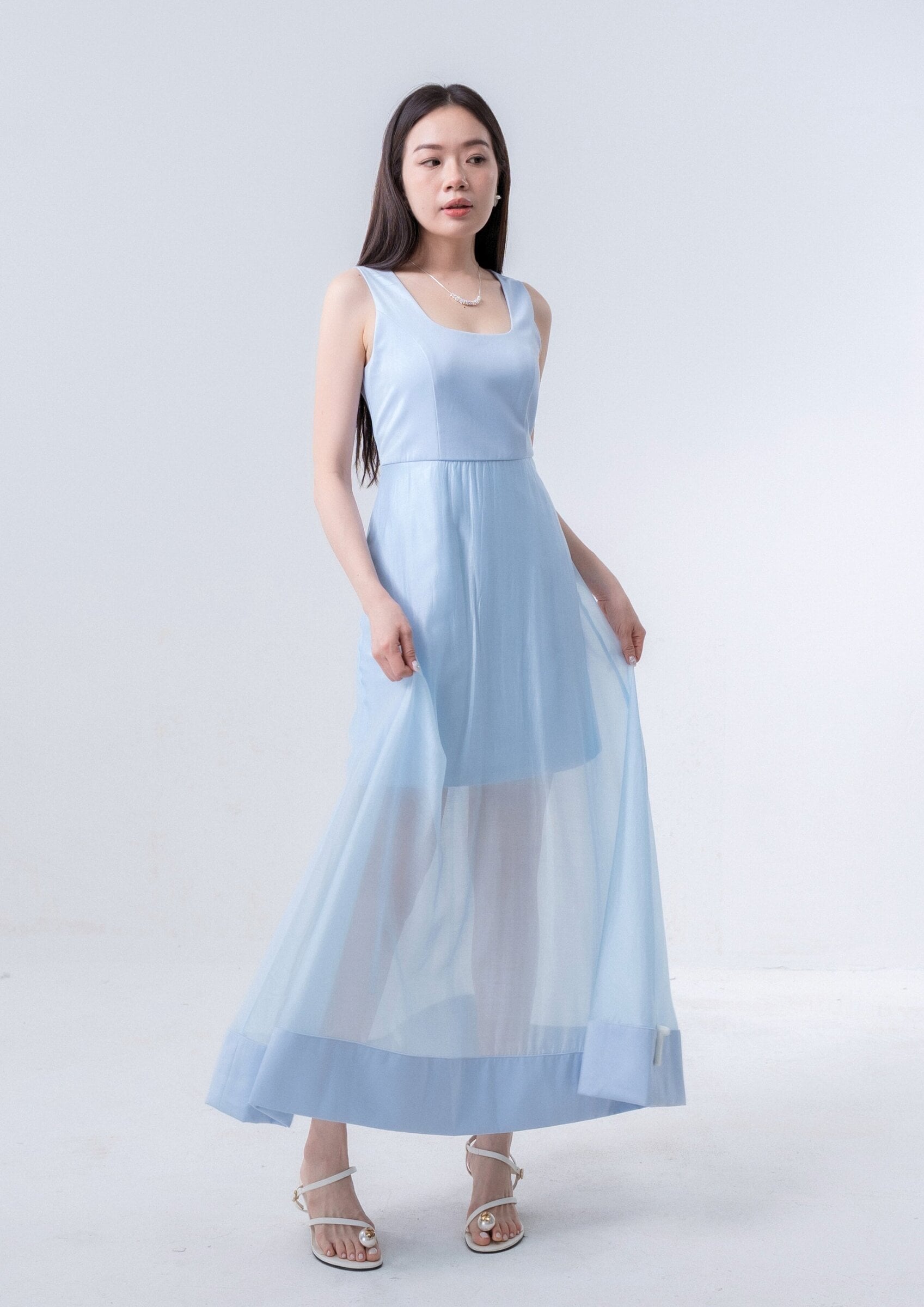 Ethereal Blue Dress ZBL5076 view 5