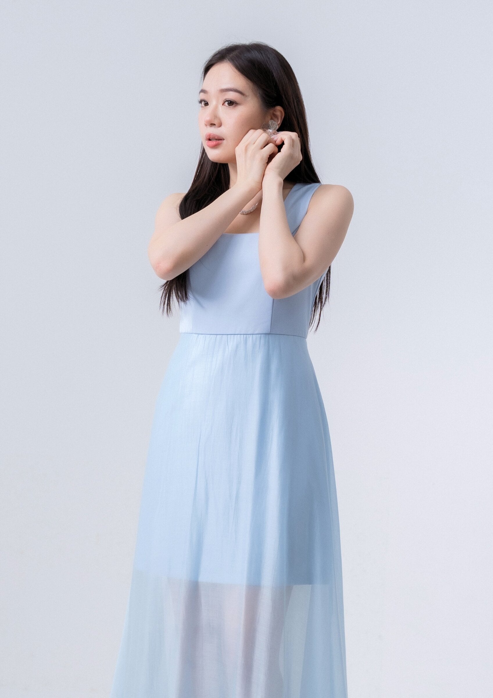 Ethereal Blue Dress ZBL5076 view 4