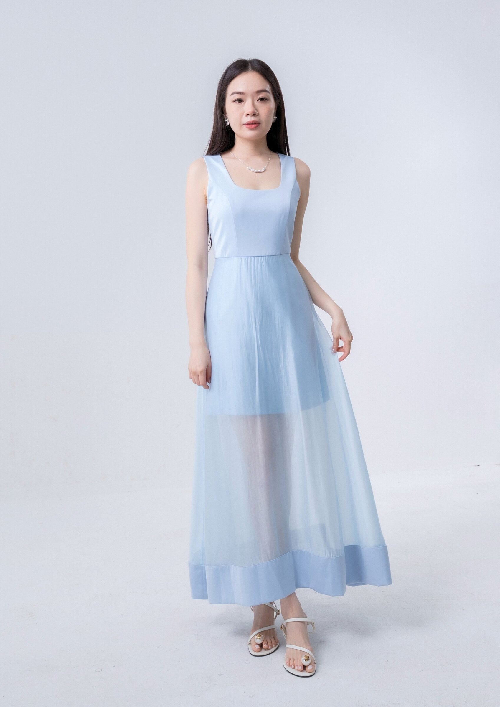 Ethereal Blue Dress ZBL5076 view 6