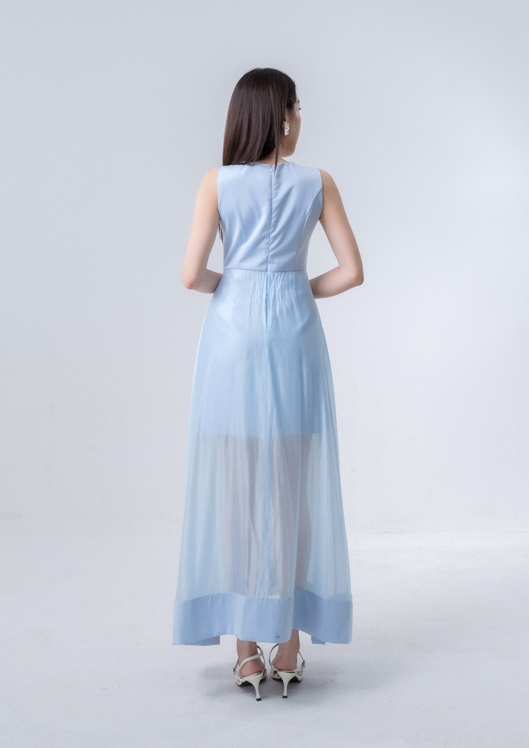 Ethereal Blue Dress ZBL5076 view 3