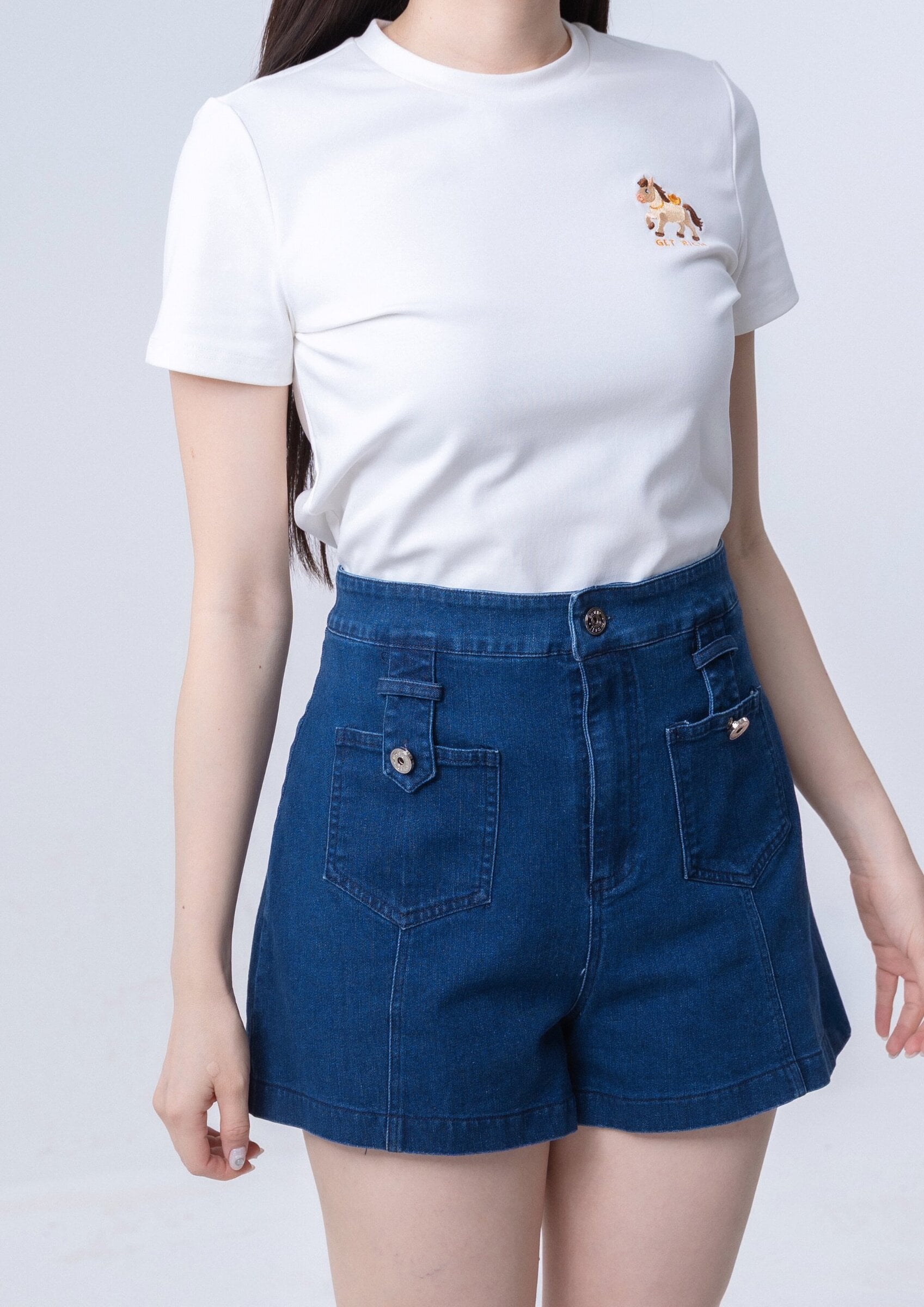 Denim Shorts ZJS5009 view 3