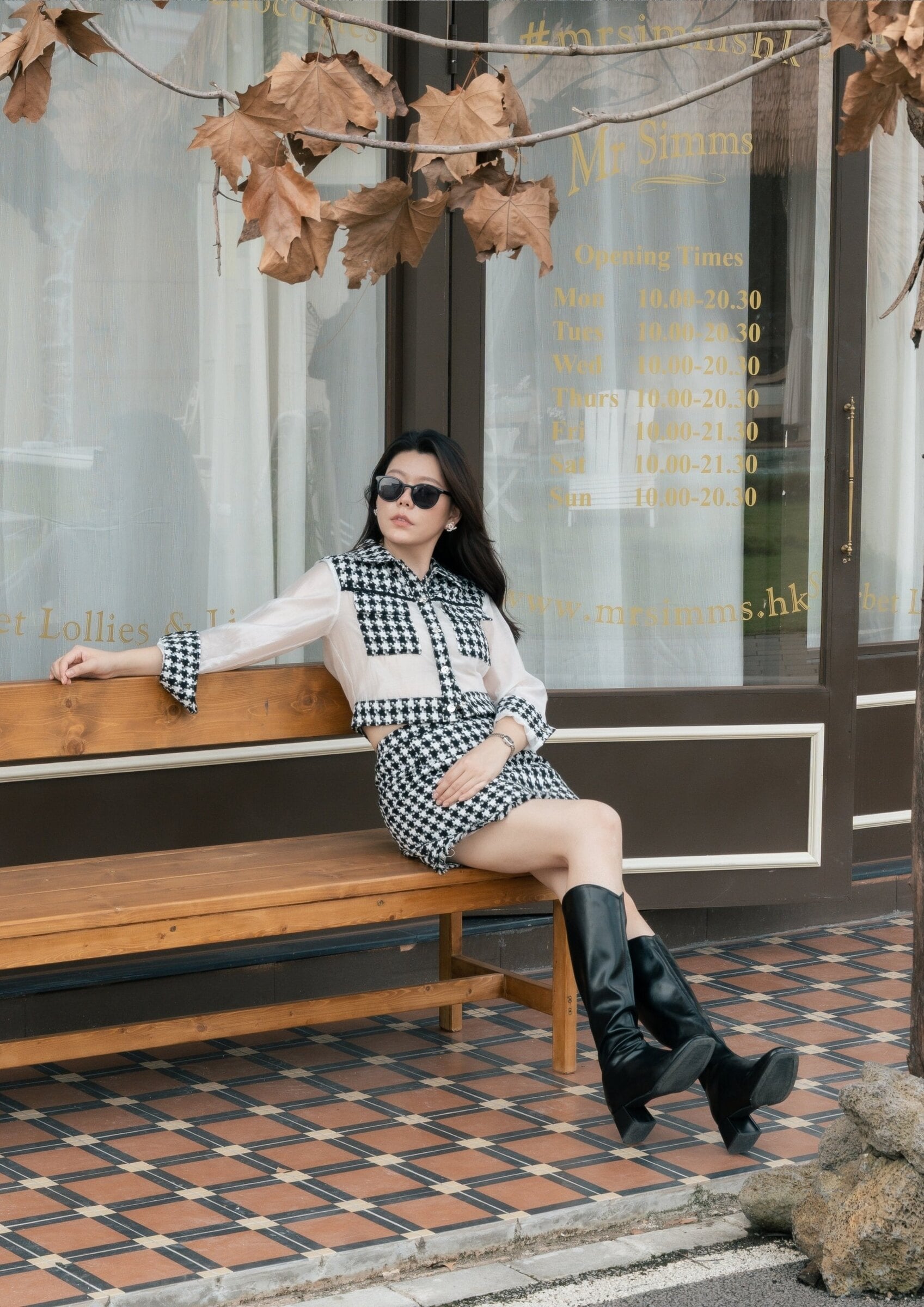 Chic Tweed Organza Shirt ZBP5226 view 3