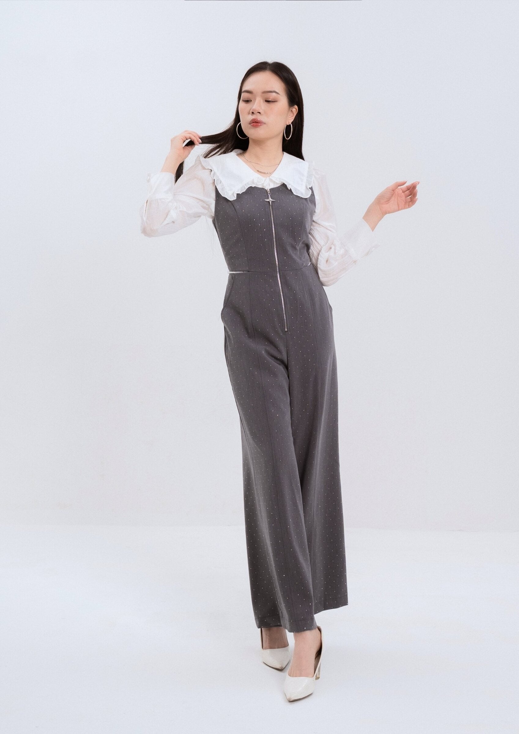 Rhinestone Jumpsuit ZBL5070 view 9