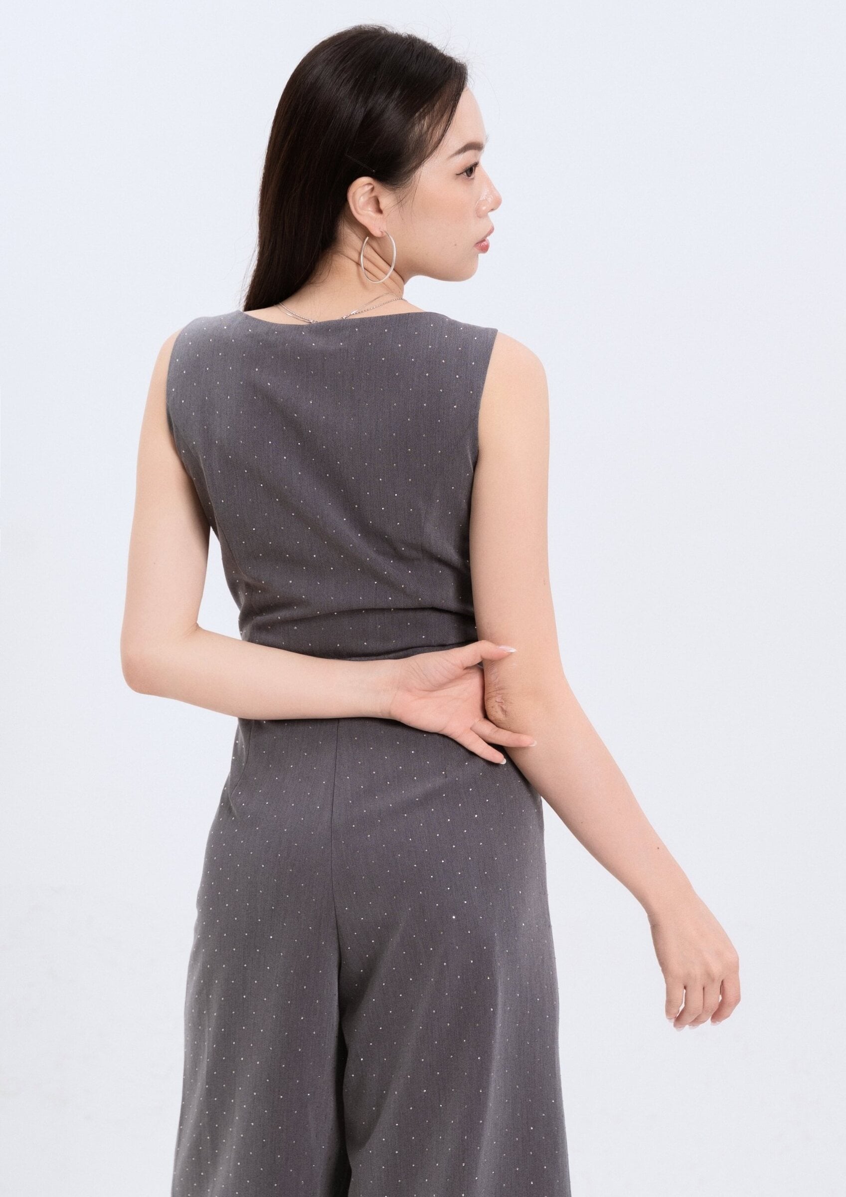 Rhinestone Jumpsuit ZBL5070 view 4
