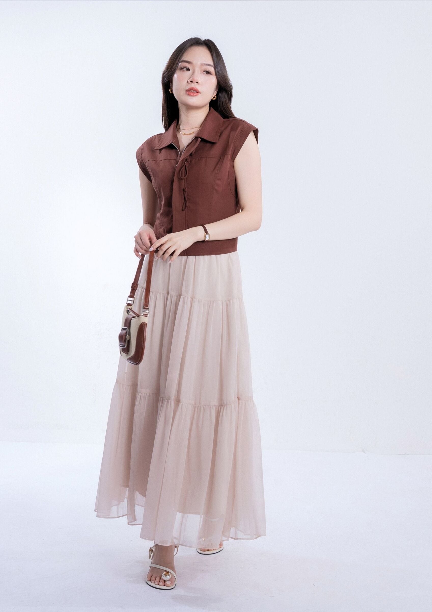 Modern Zip Vest Top ZBP5270 view 5