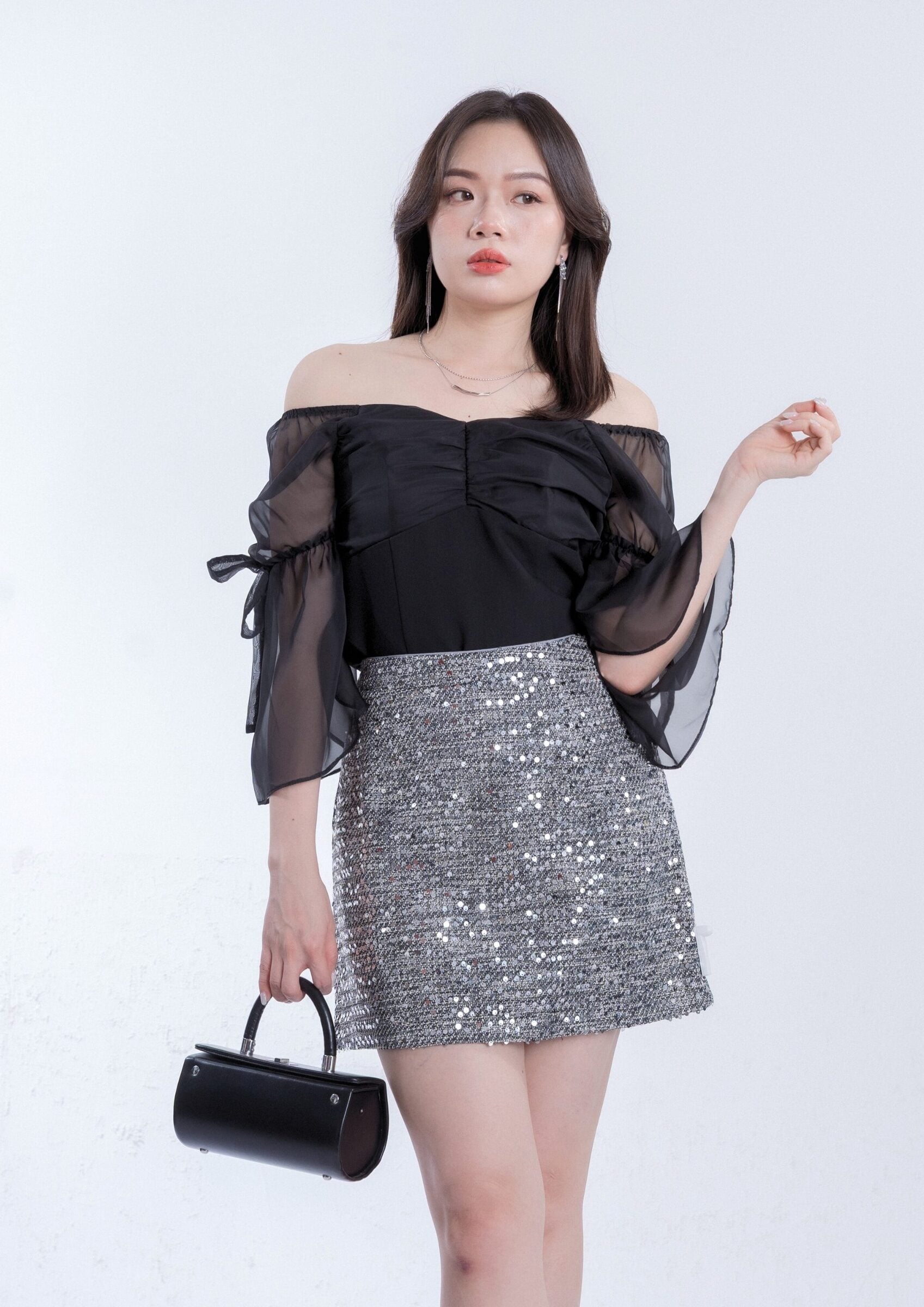 Sequin Skirt ZSK5070 view 6