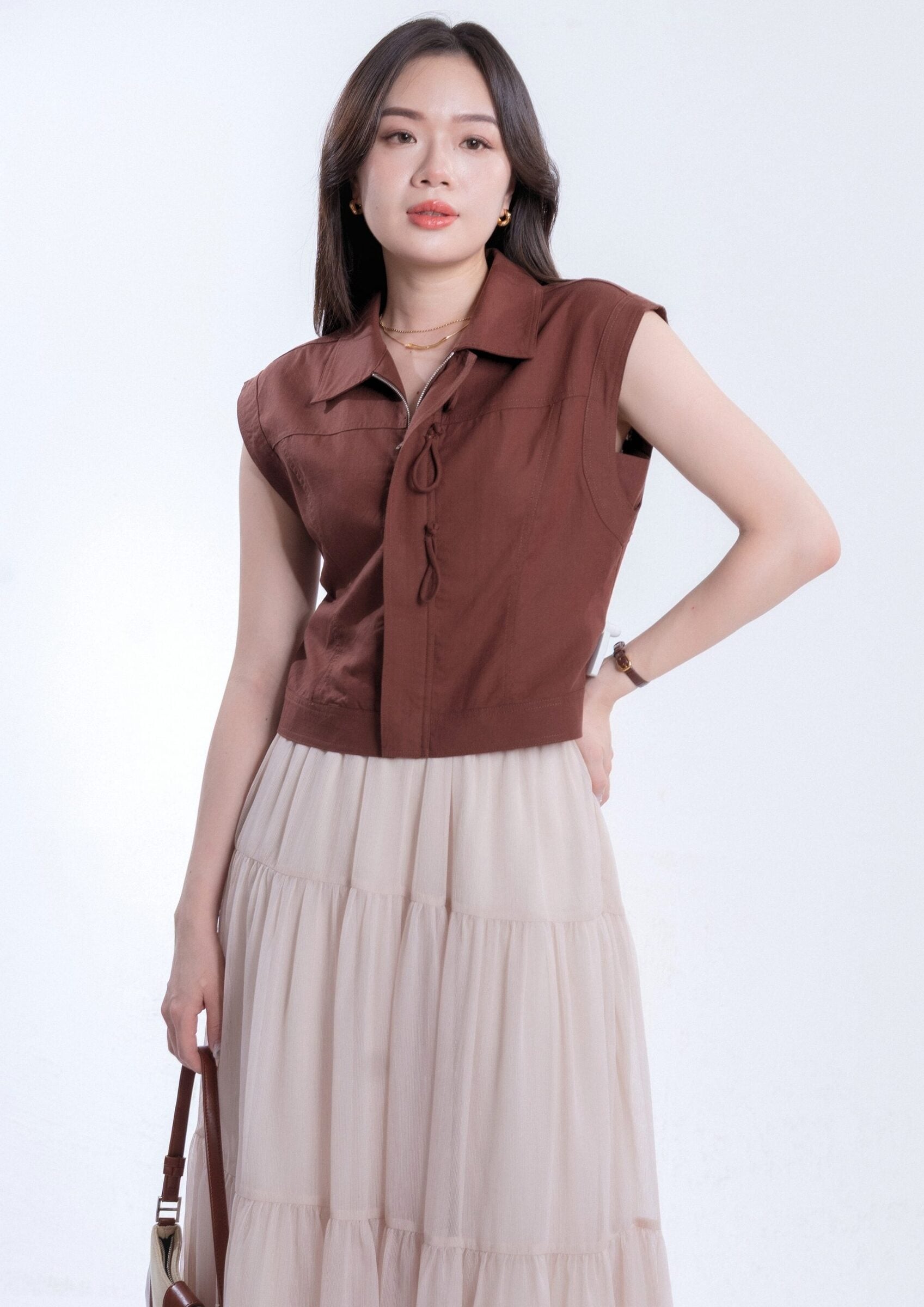 Zinnia Ethereal Organza Skirt ZSK5023 view 5