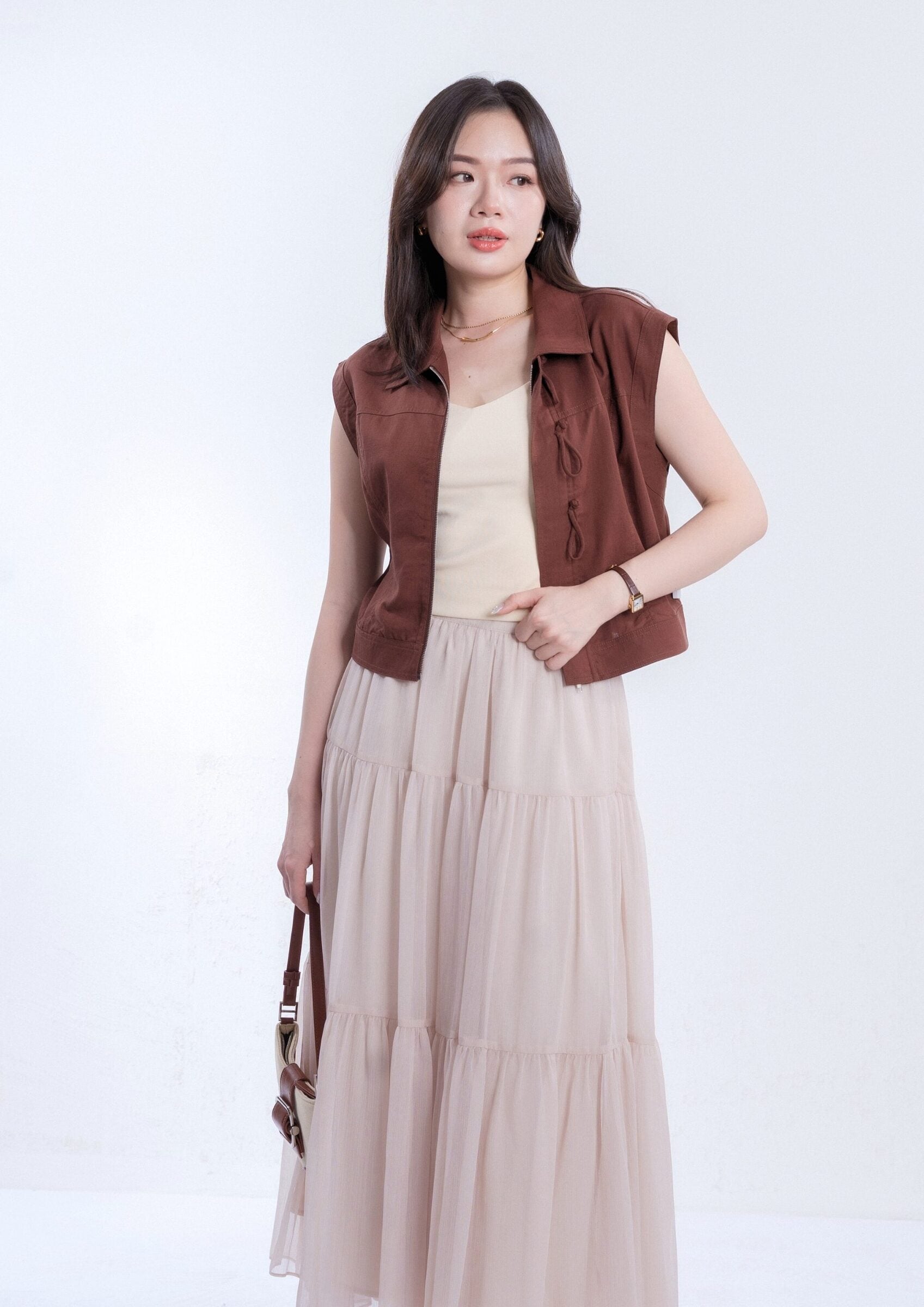 Zinnia Ethereal Organza Skirt ZSK5023 view 2