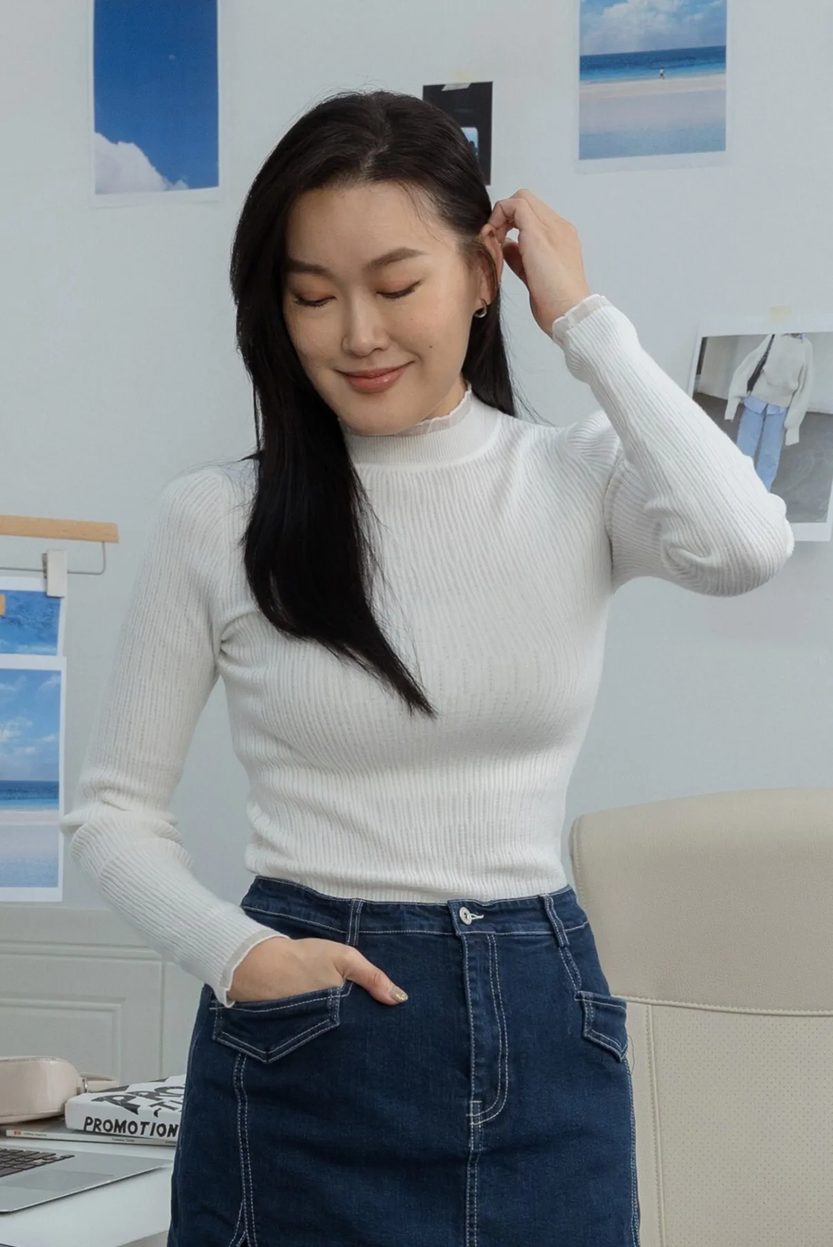 Sophie Knitted Long Sleeve Top ZBP5026