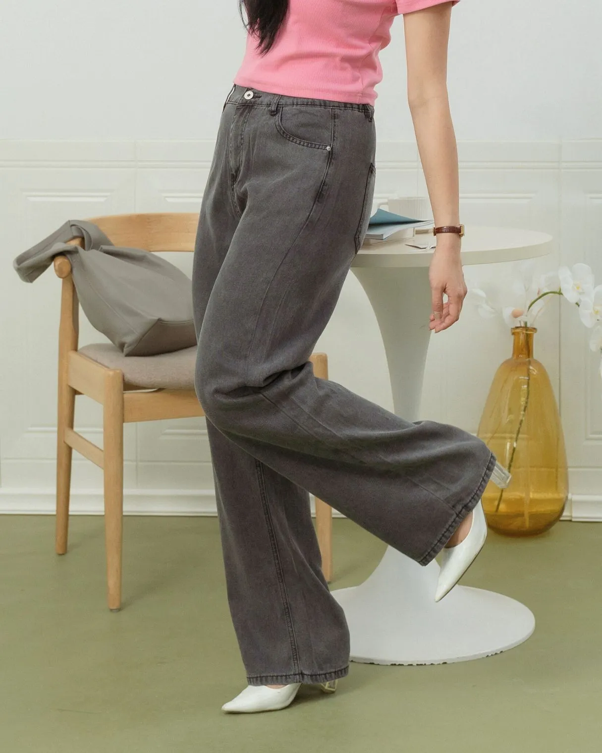 Elin Cool Denim 莱赛尔凉感面料牛仔裤 ZLP5009