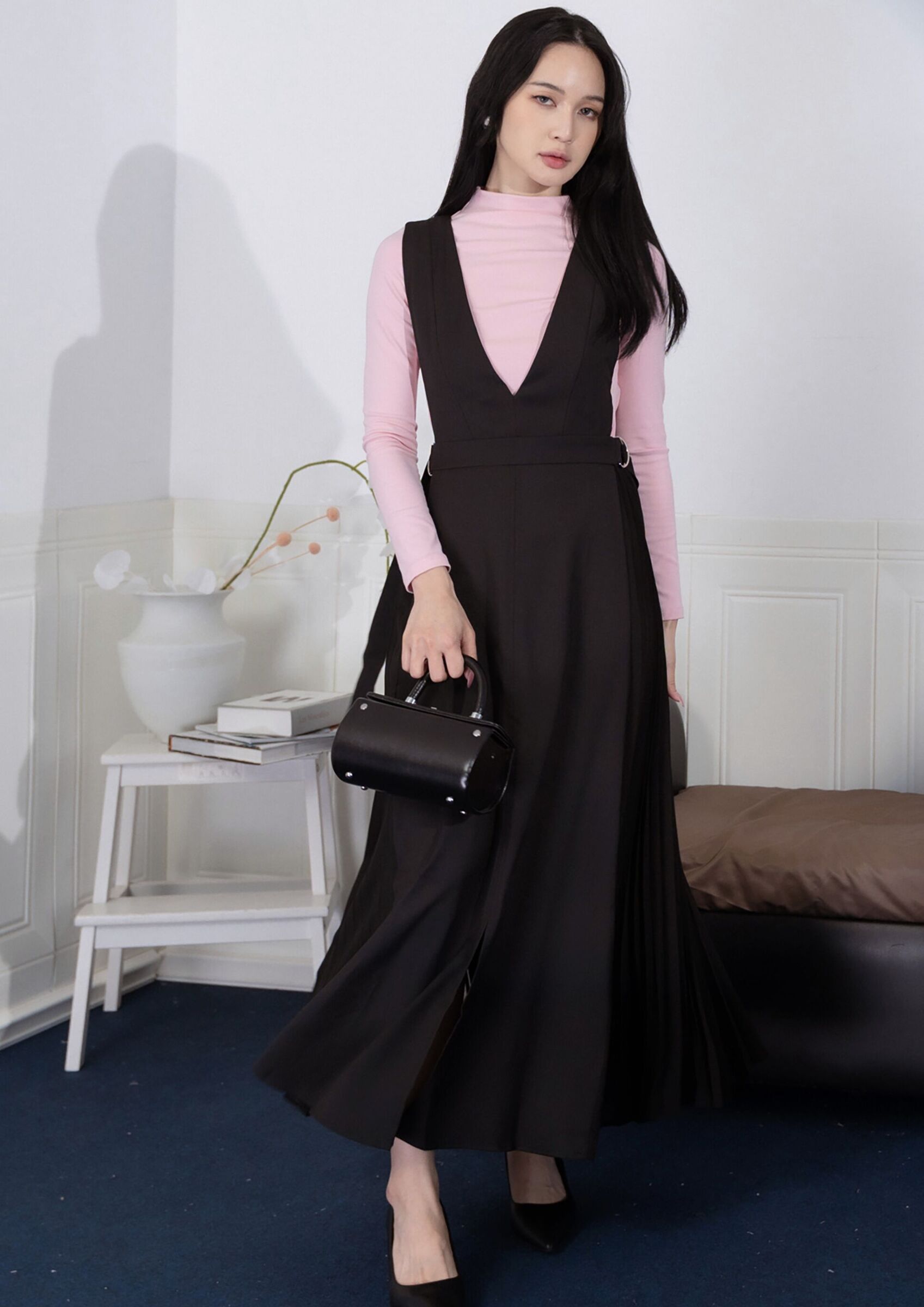 Hailey Pinafore Dress ZBL5049