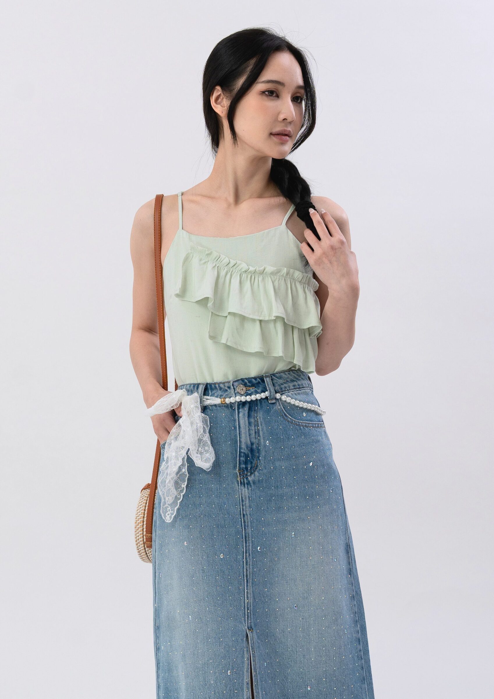 Ruffle Front Cami ZBP5147