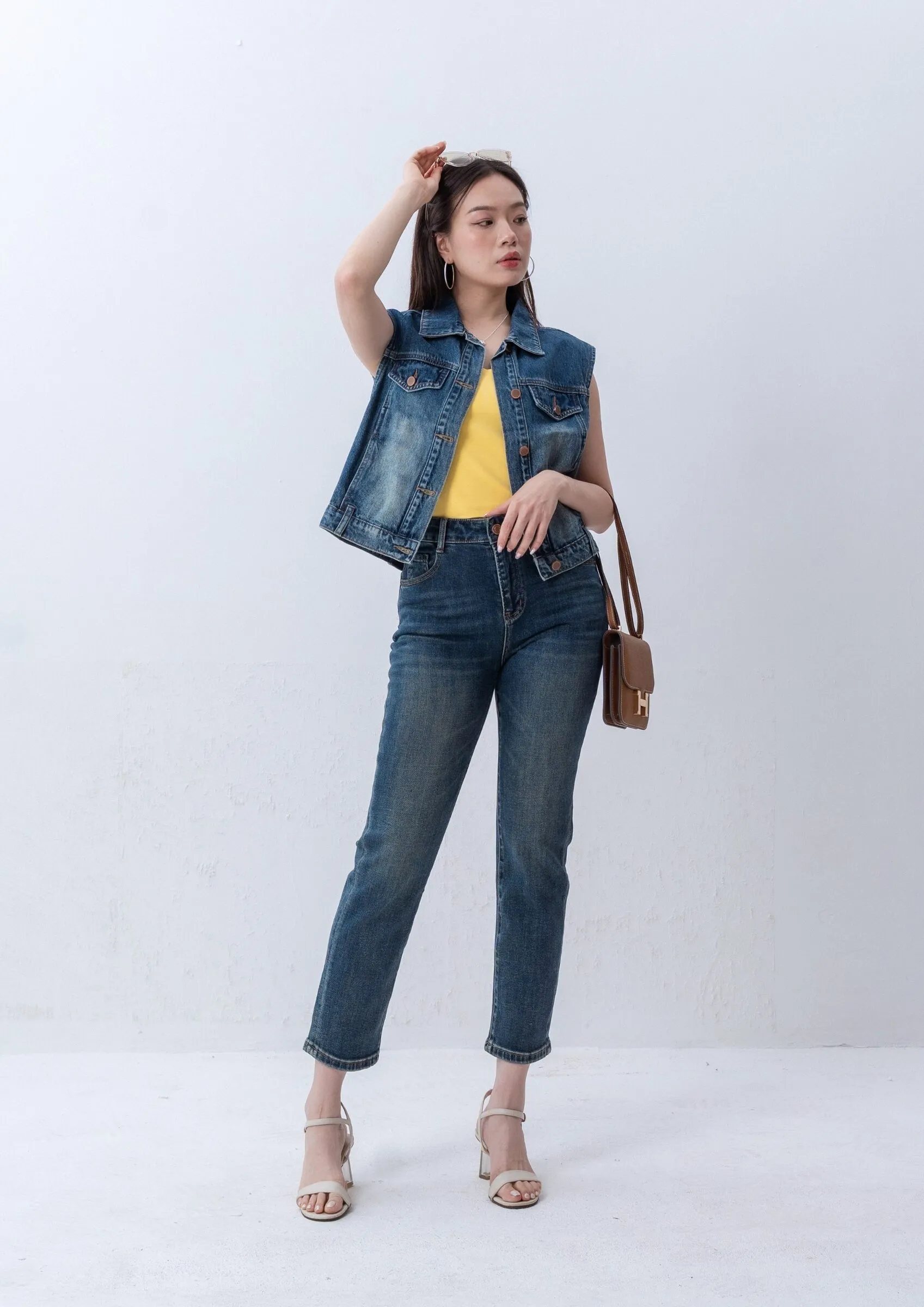 Skinny Cropped Jeans ZJL5035