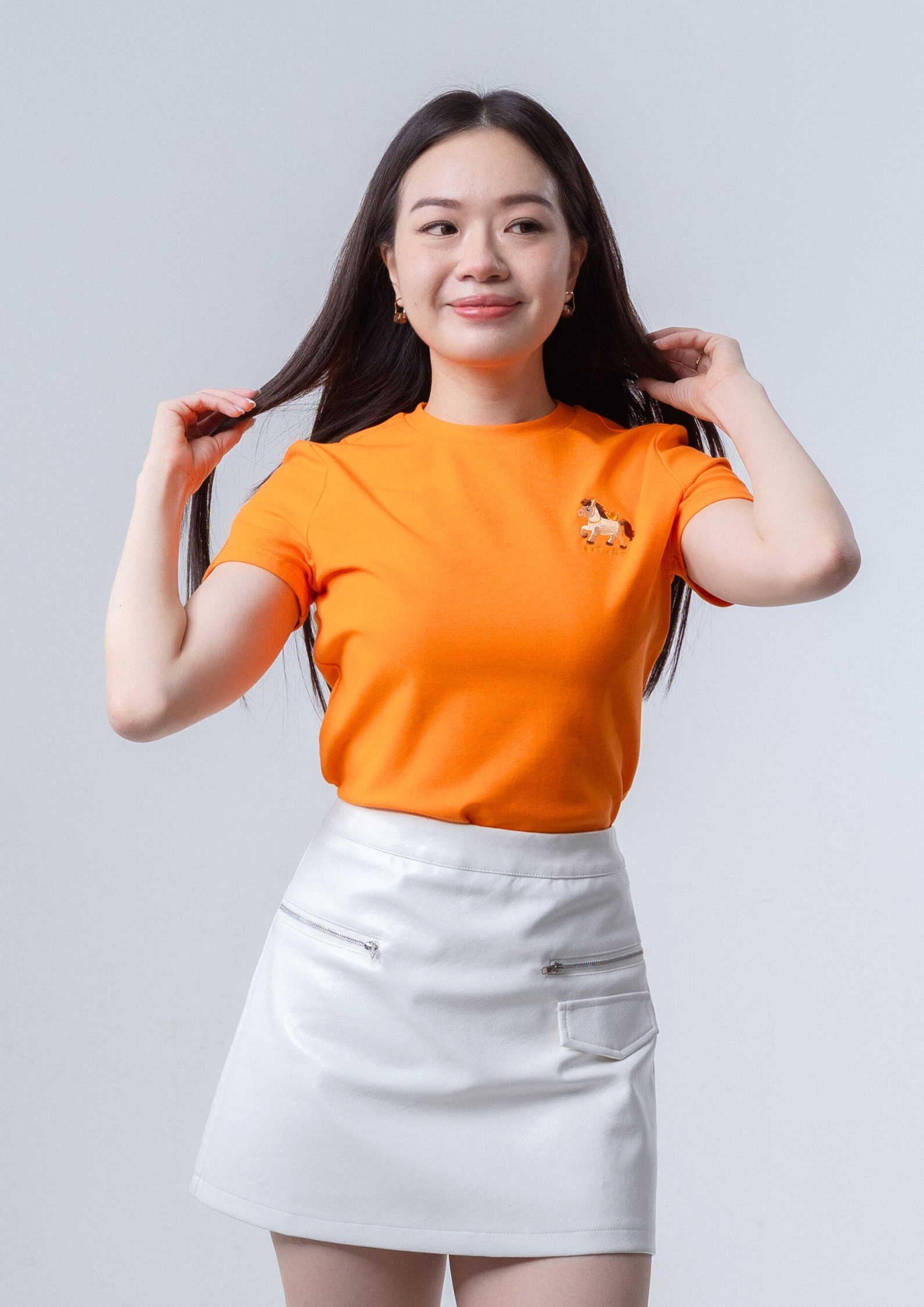 马上有钱Tee - ORANGE ZBP5264