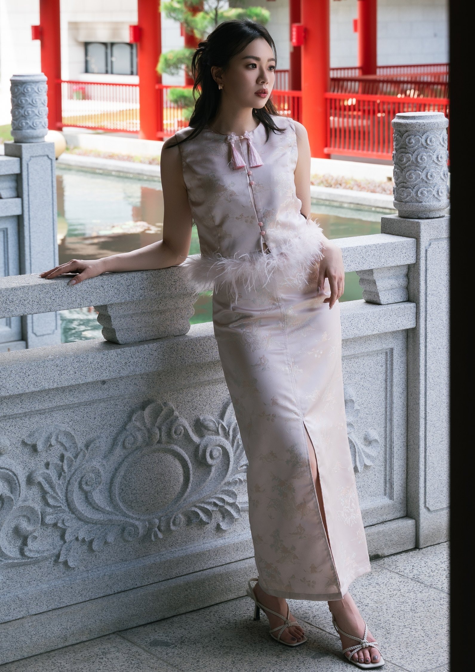 Sleeveless Cheongsam