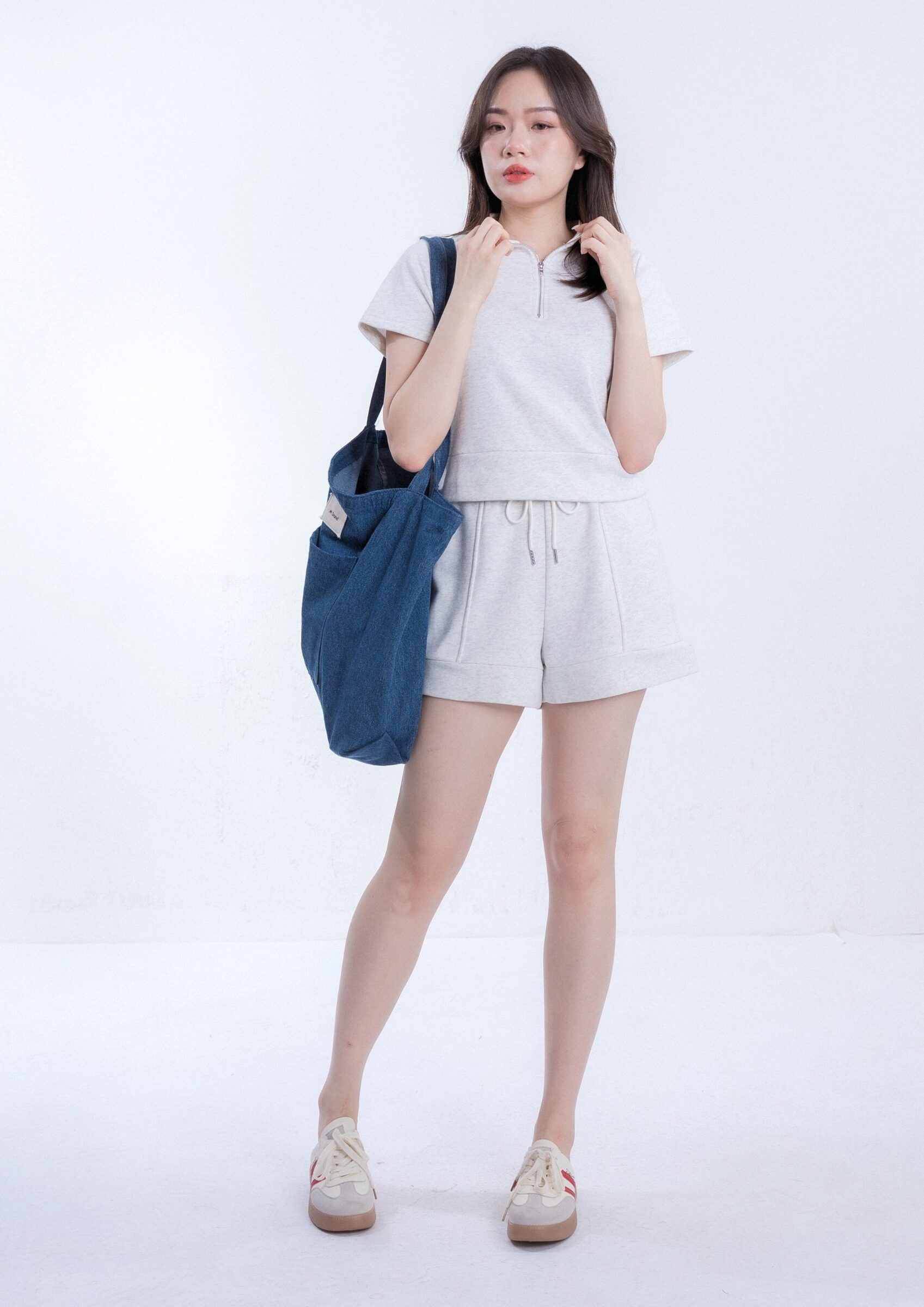 Casual Short Sleeve Sweat Set ZBL5082