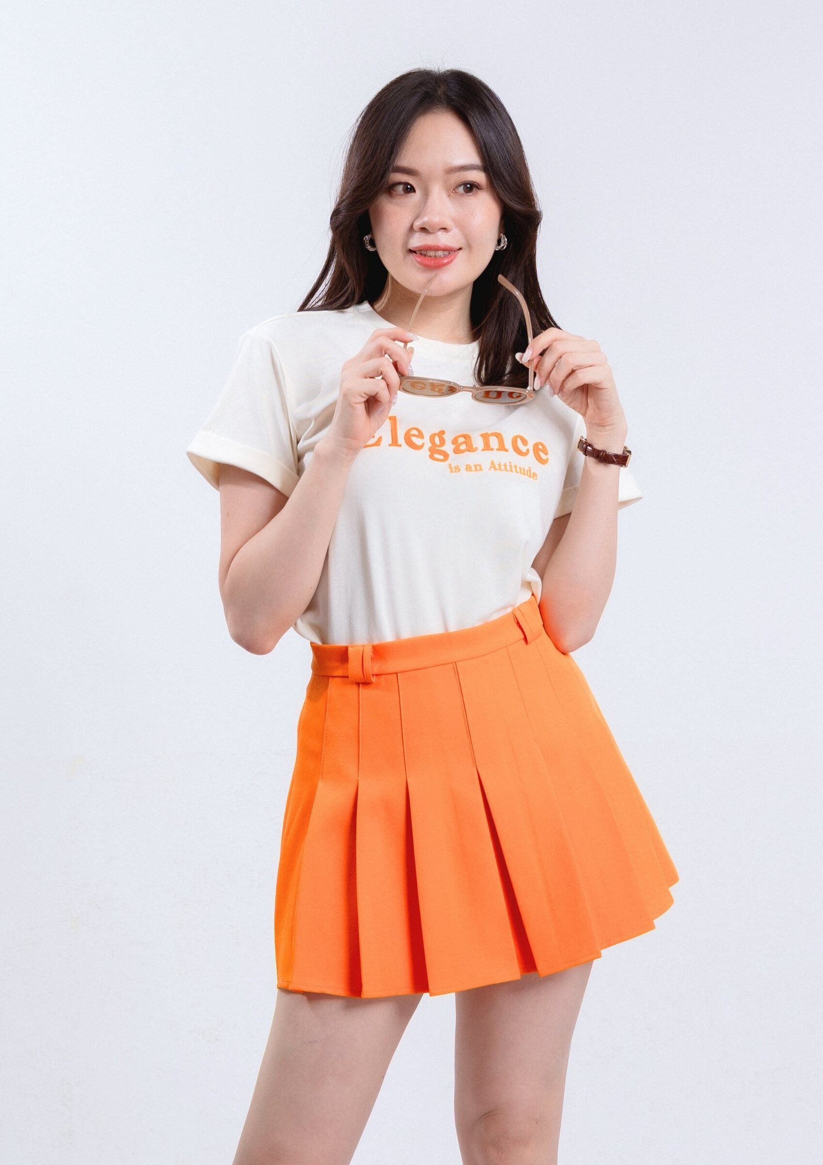 Callidora Pleated Mini Skirt ZSK5044