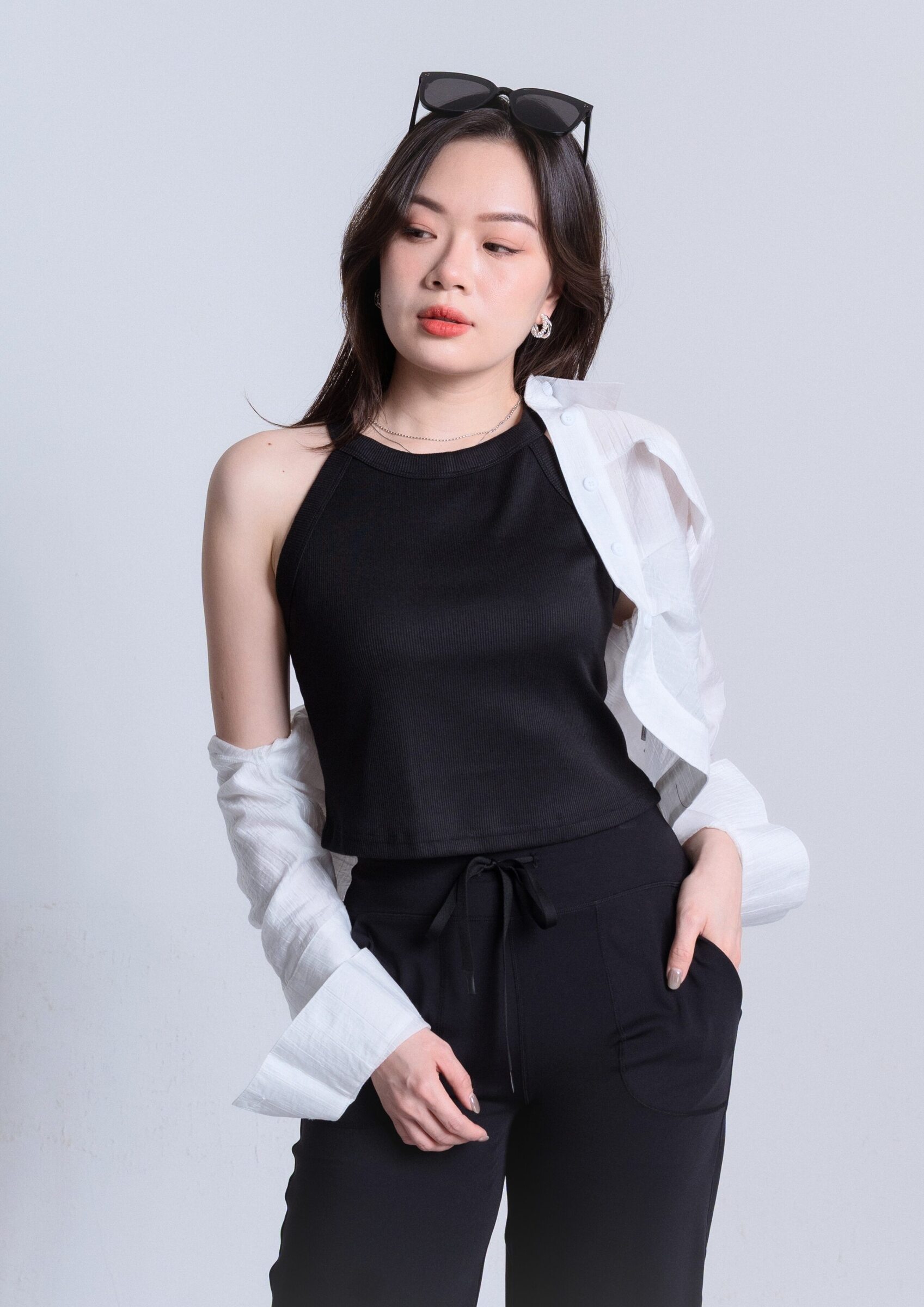 Halter Knit Tank ZNT6004