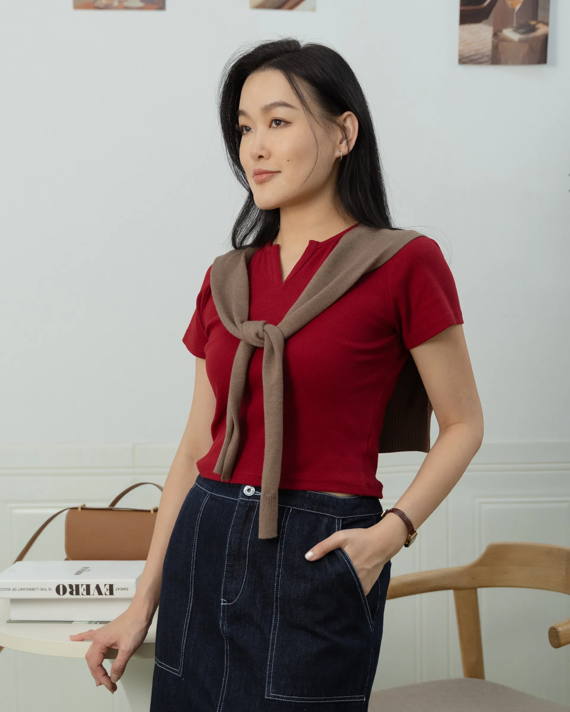 Ella Knit Rib Top ZBP5045