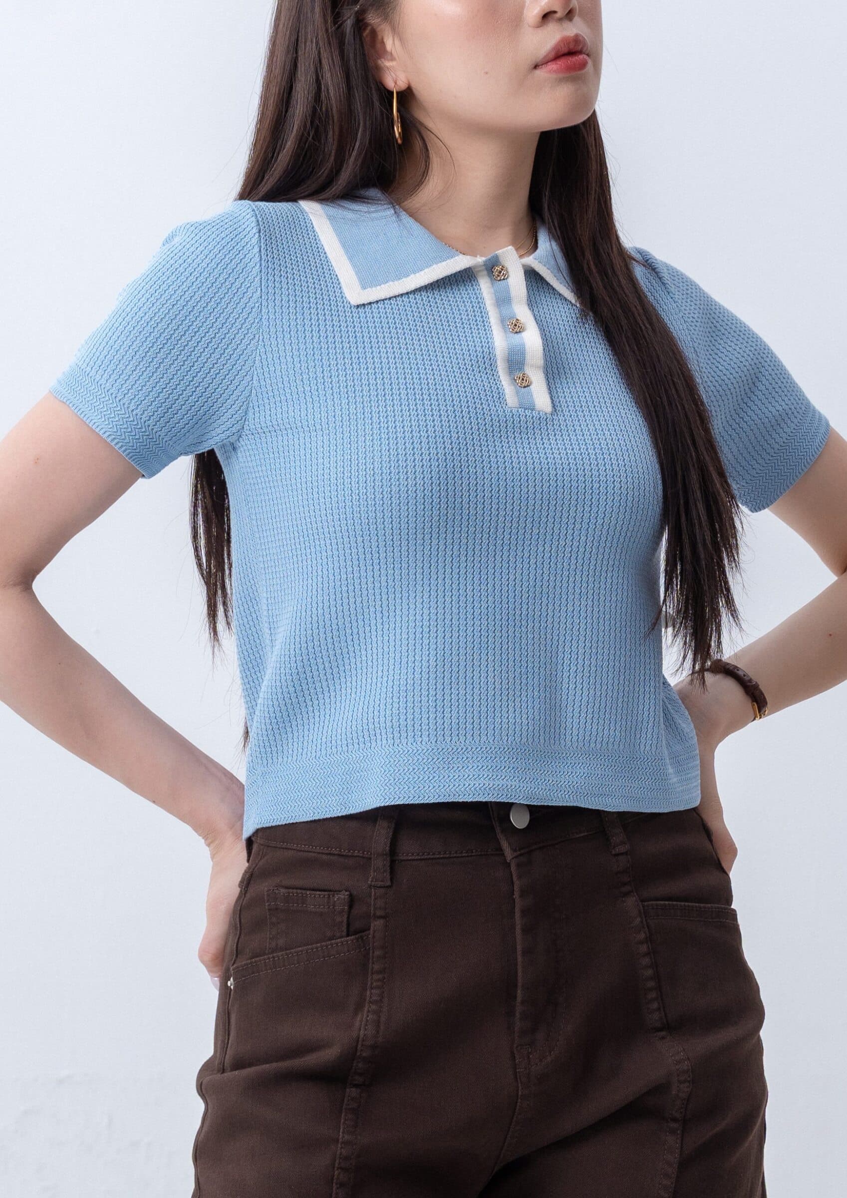 Quinn Ribbed Knit Top ZBP5198