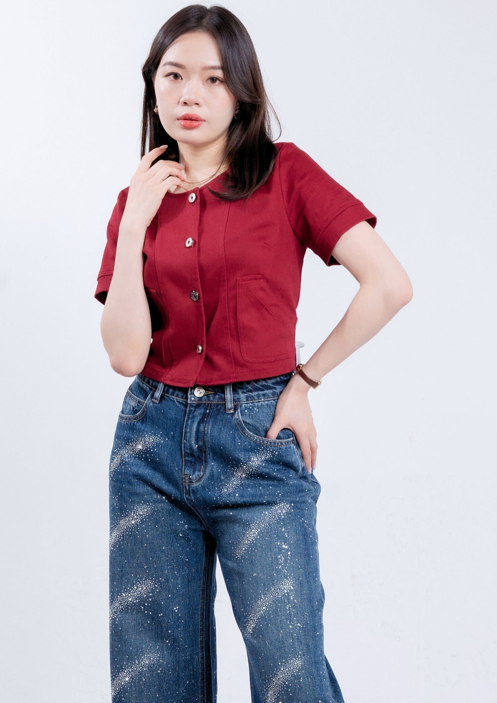Button-Up Top ZBP5267