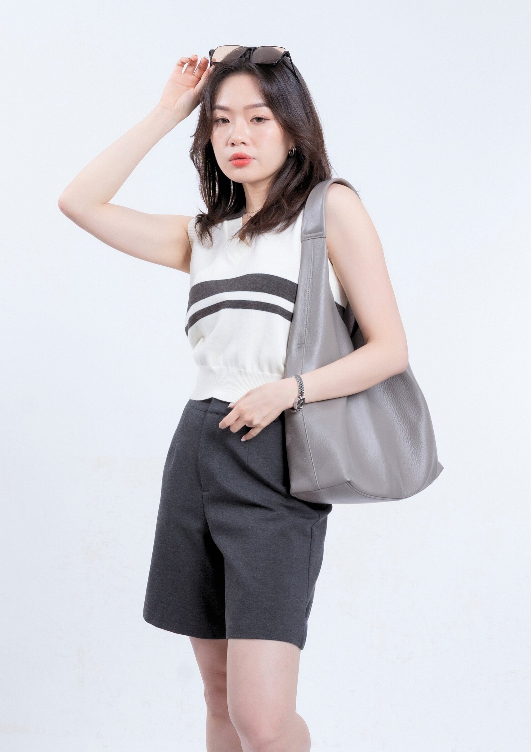 V-Neck Knit Sweater ZBP6044