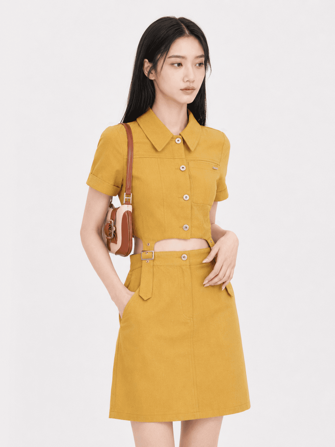 Belted Two-Piece Dress ZBL5044