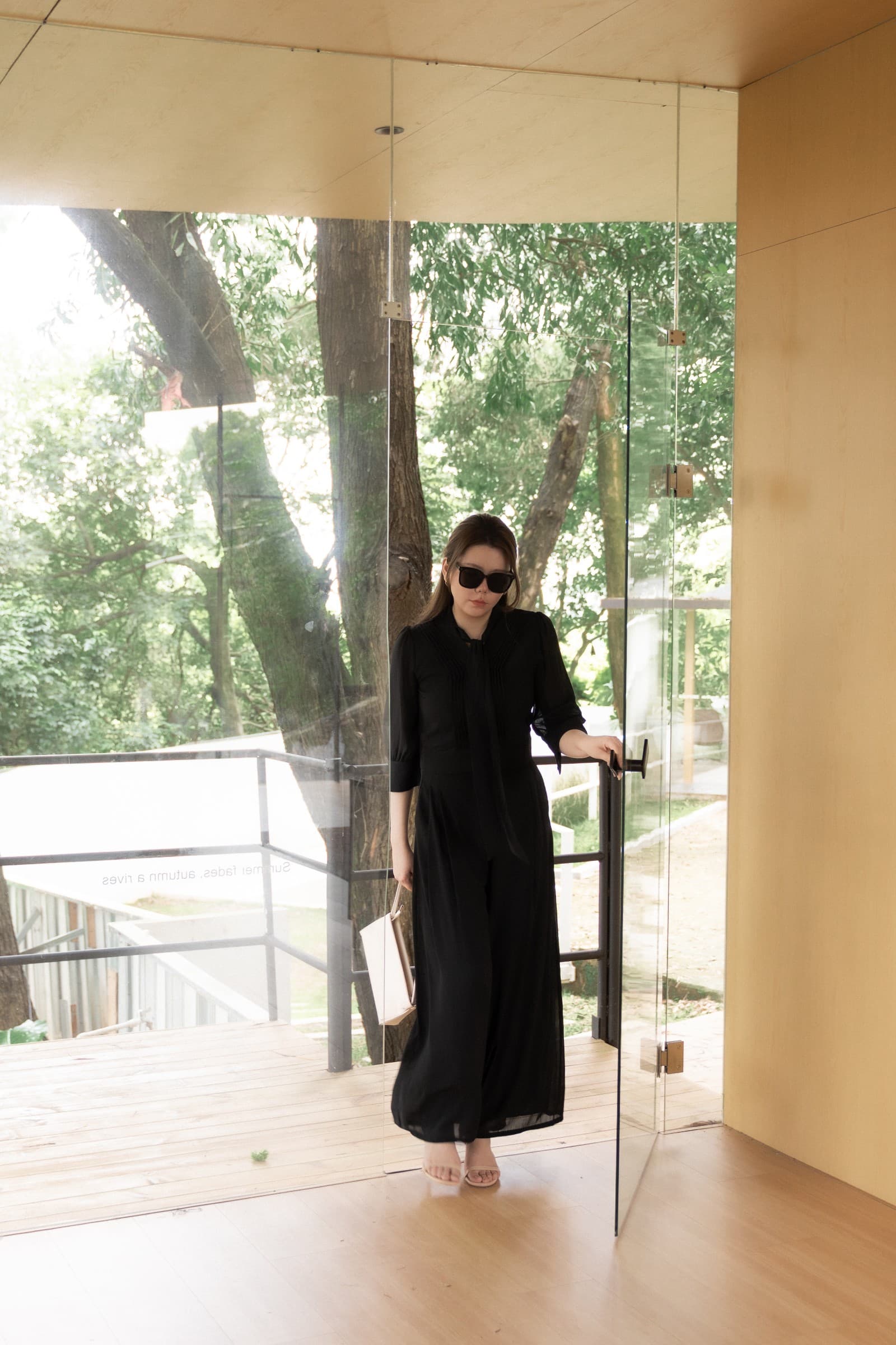 Bow-Tie Chiffon Blouse