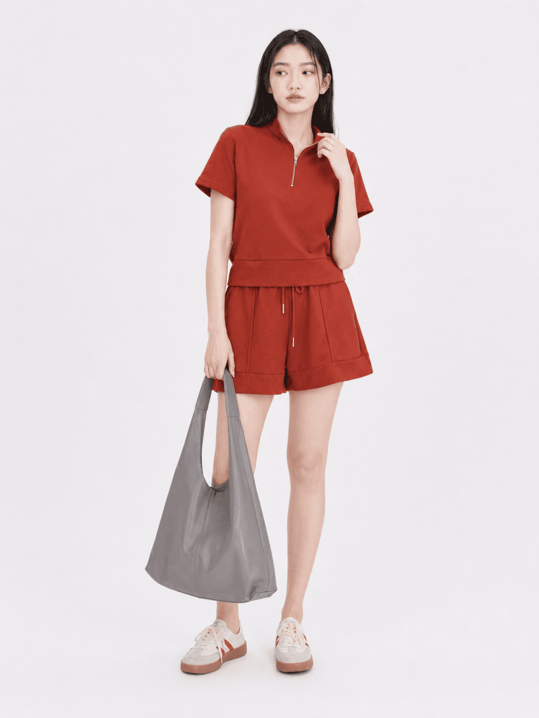 Casual Short Sleeve Sweat Set ZBL5082