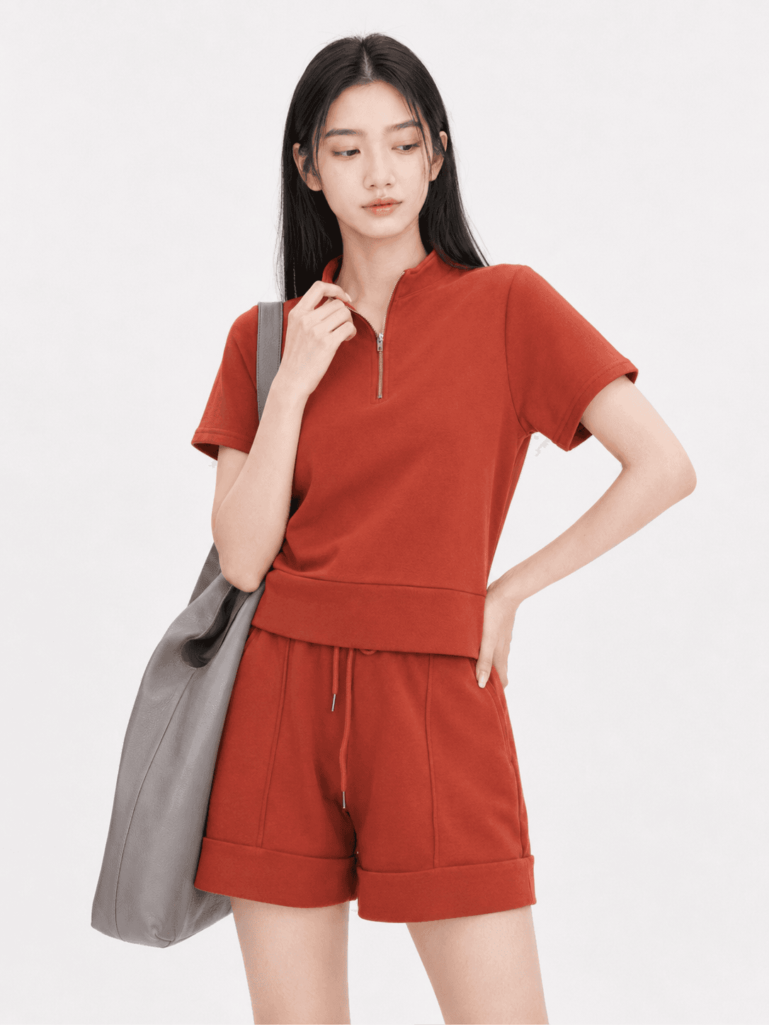 Casual Short Sleeve Sweat Set ZBL5082