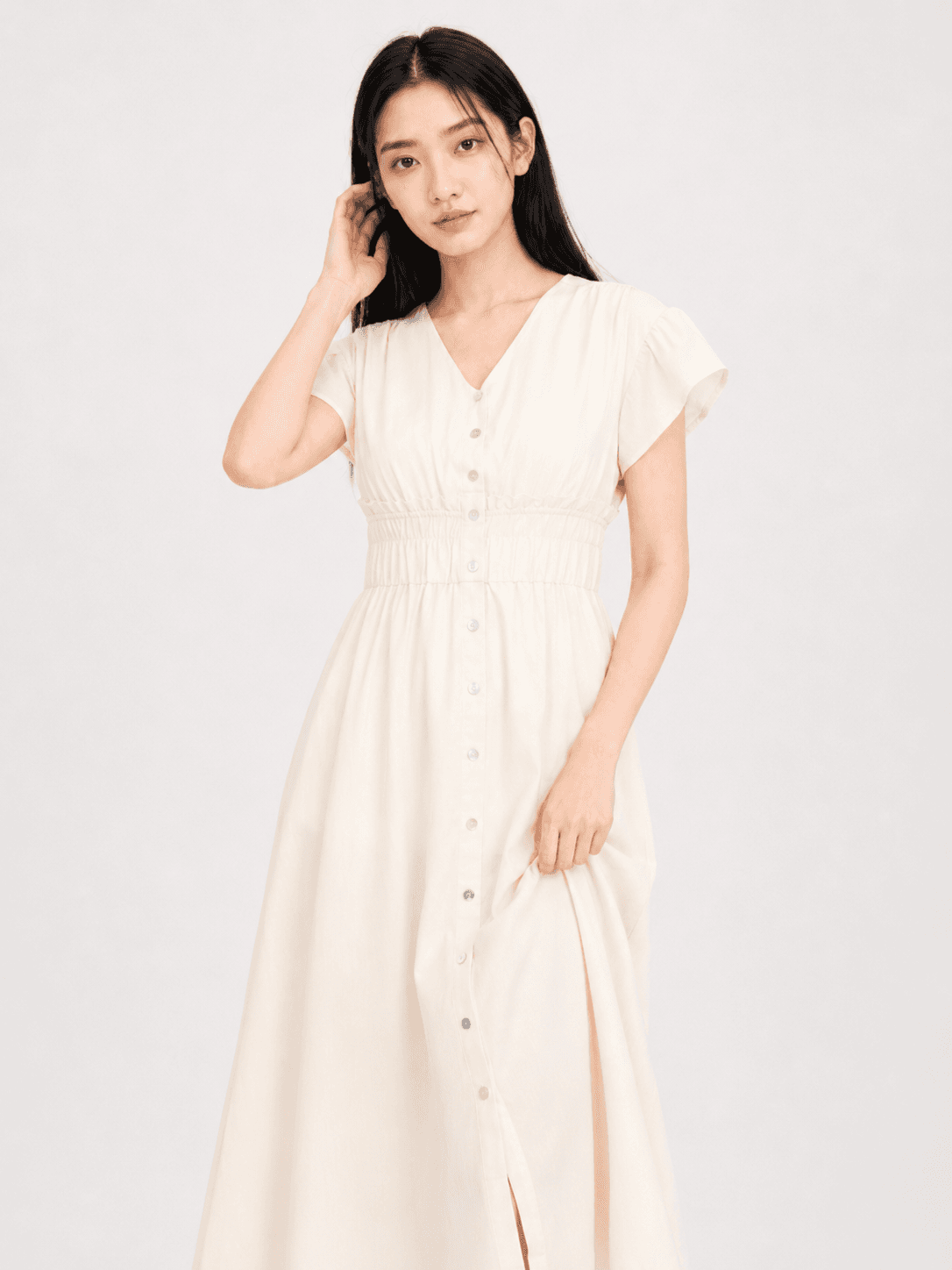 Darcy Flowy Cotton Dress ZBL5023