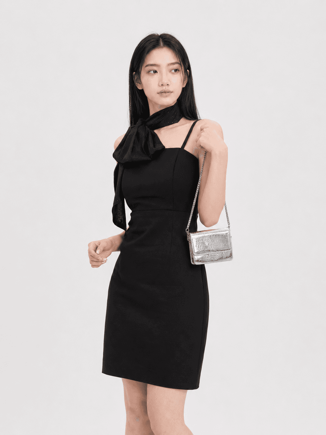 Drape Tie Dress ZBL5075