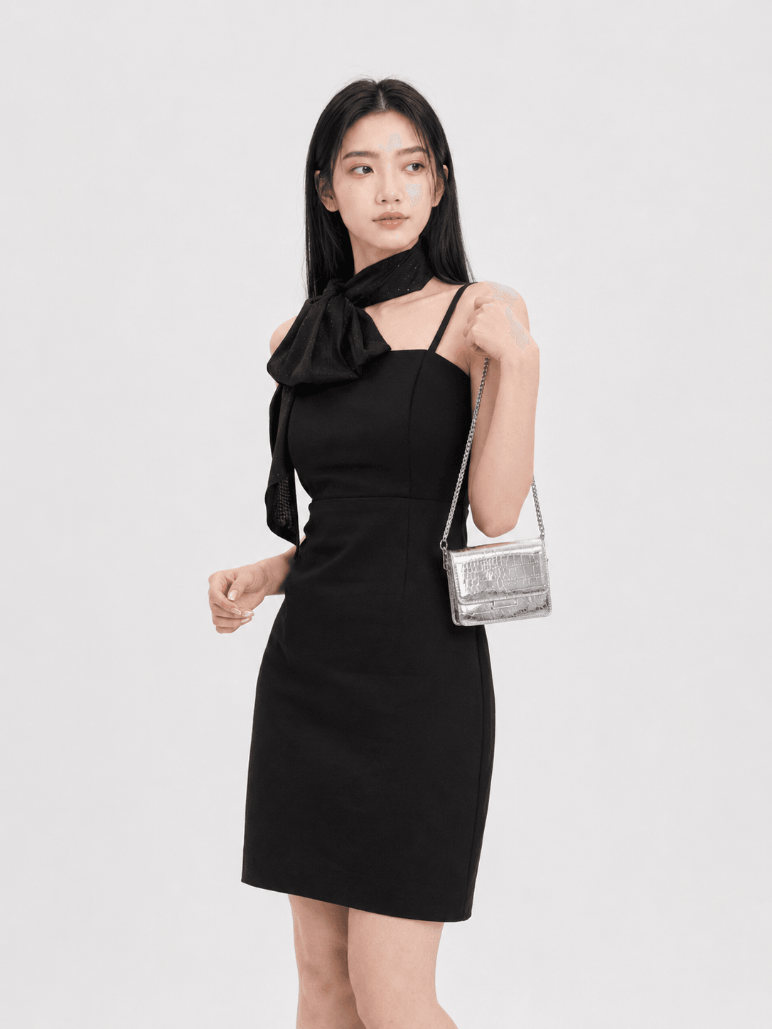 Drape Tie Dress ZBL5075