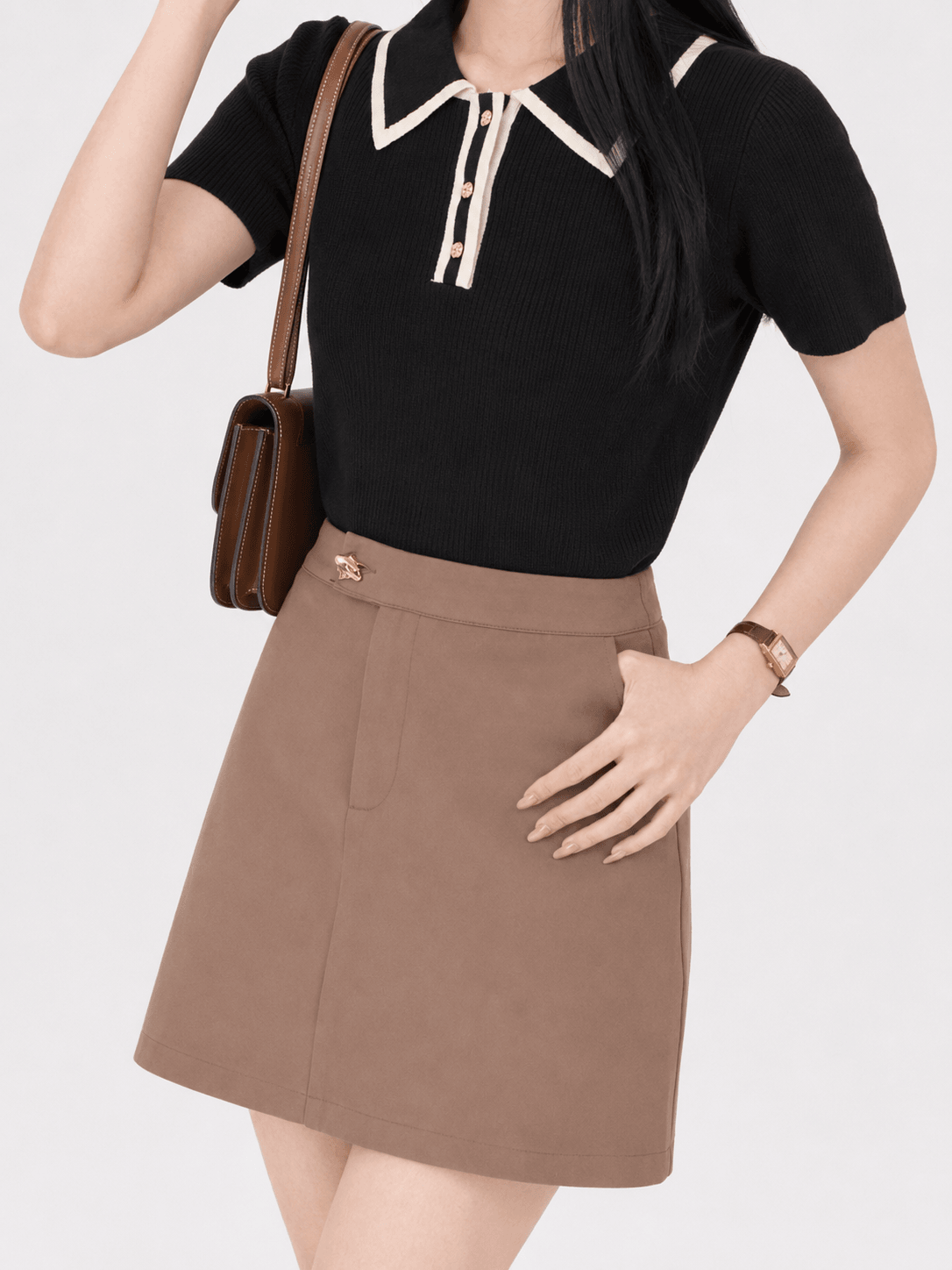 Easy-match Mini SkirtZSK5033