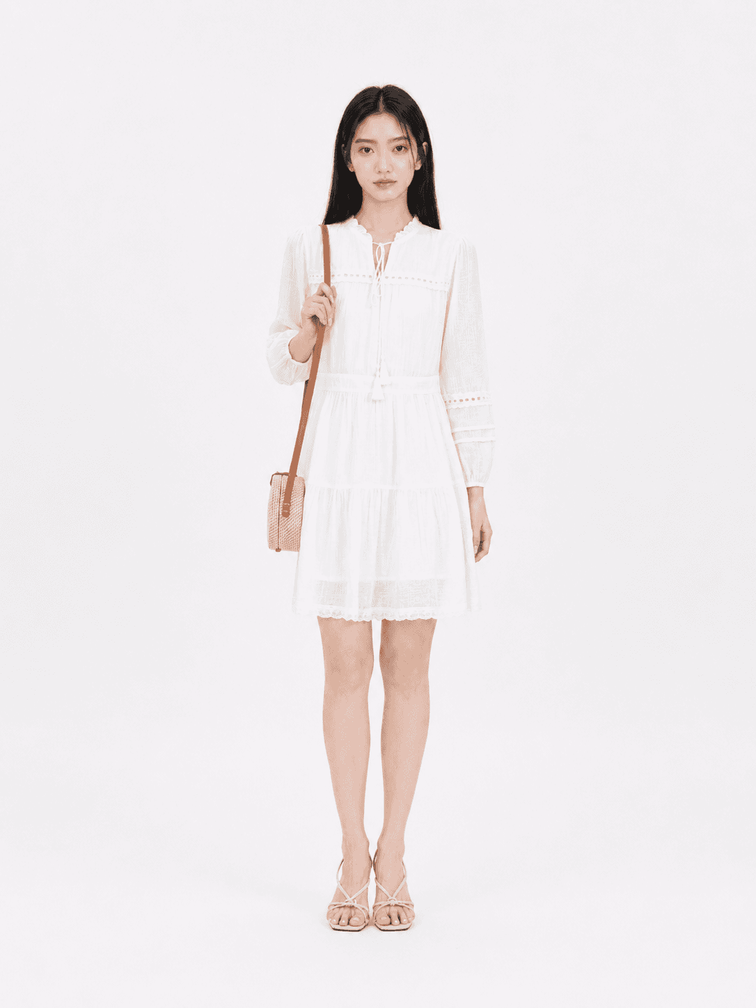 Elegant Long Sleeve Dress ZBL5056
