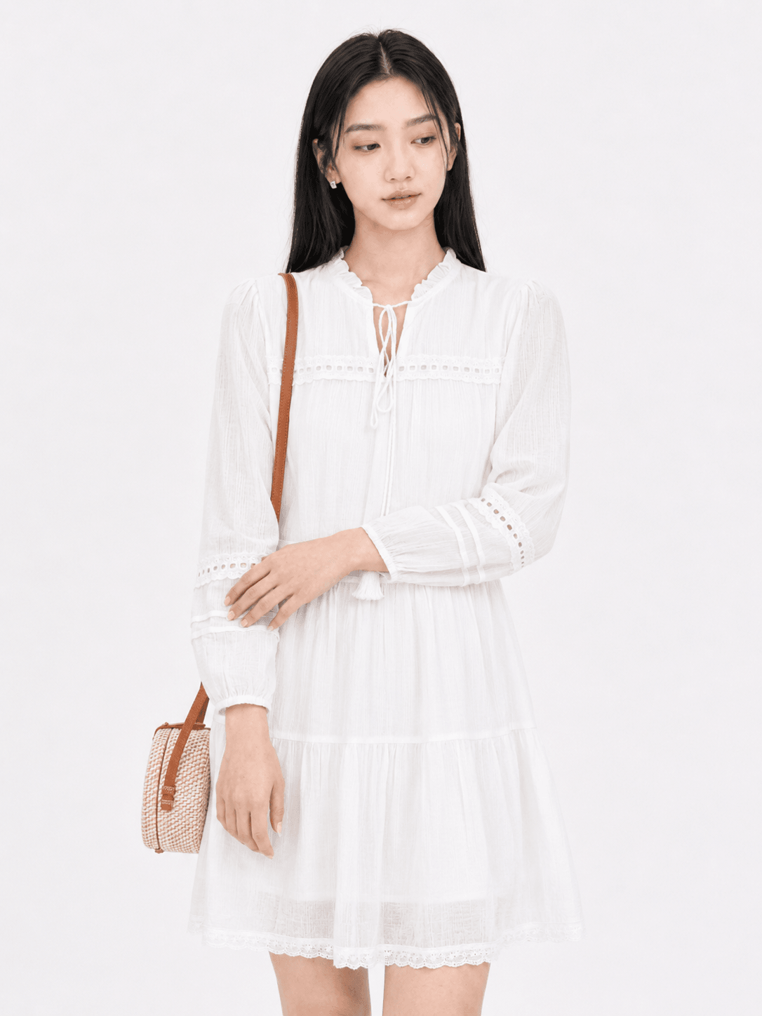 Elegant Long Sleeve Dress ZBL5056