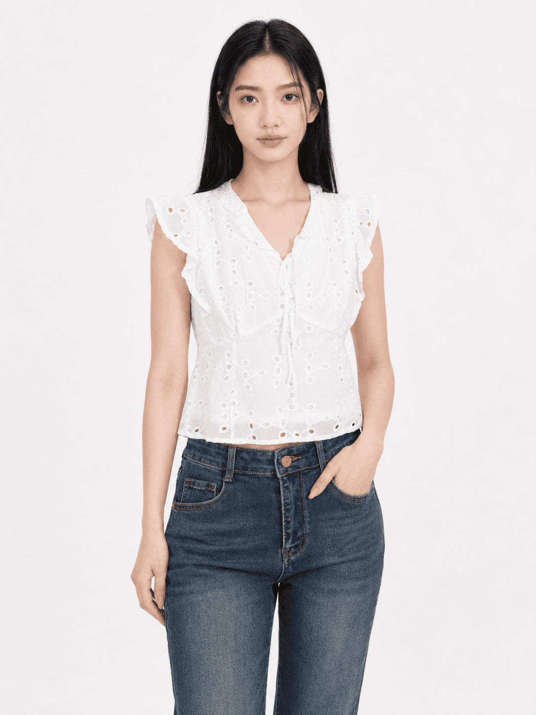 Elodie Bloom Sleeve Blouse ZBP5115
